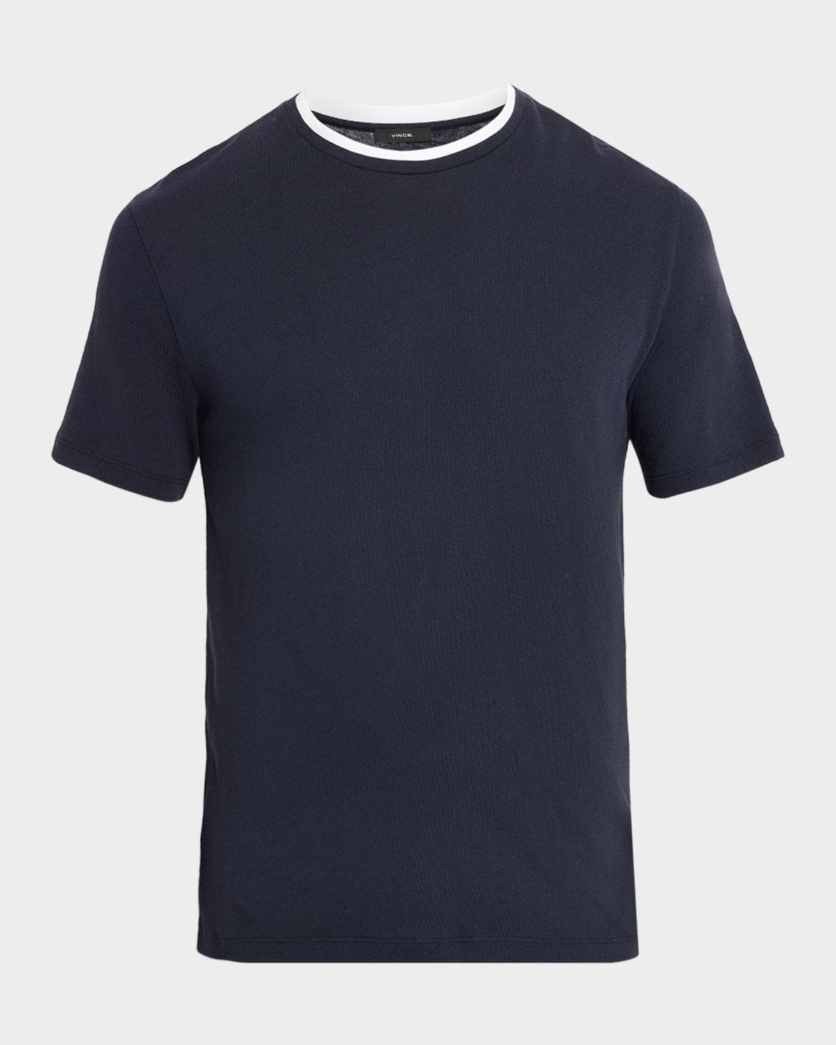 Vince Men's Tipped Cotton Crewneck T-Shirt