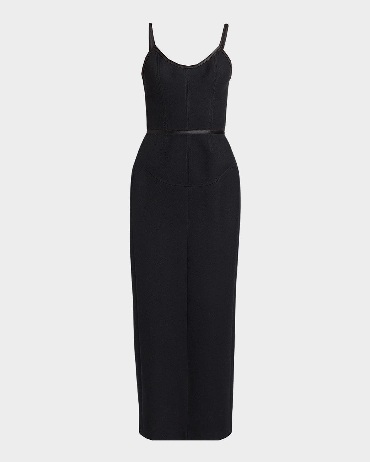 Thom Browne Corset Sleeveless Maxi Dress