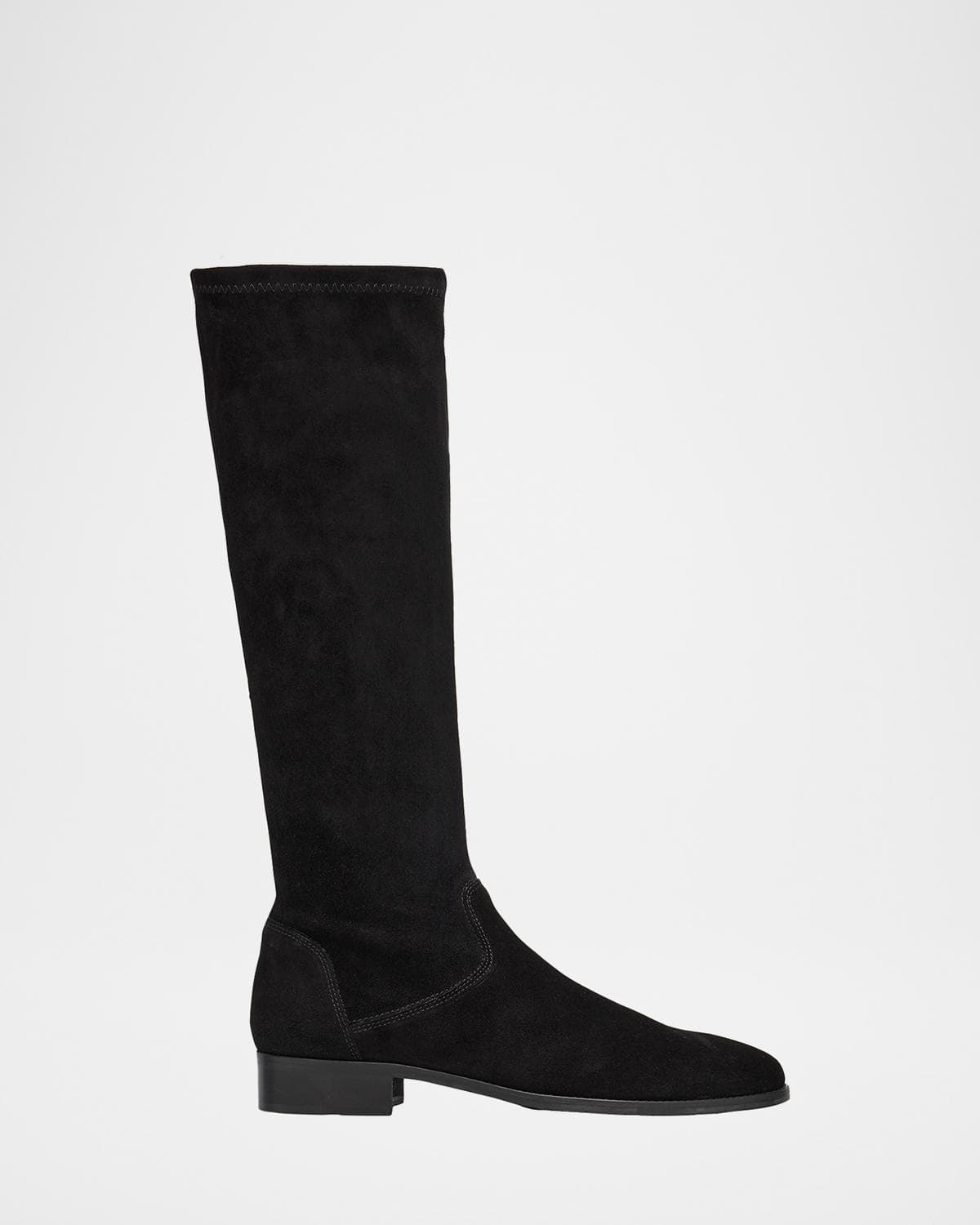 Aquatalia Sabrena Suede Knee-High Boots · 8