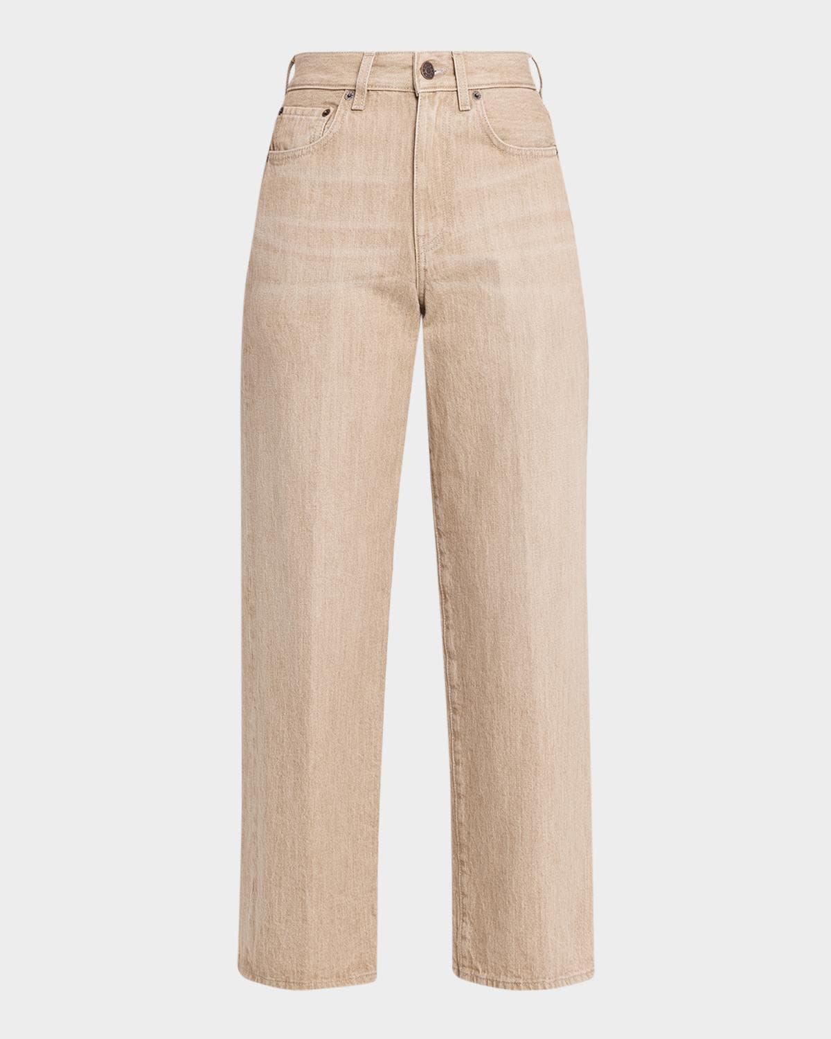 6397 Wide-Leg Ankle Jeans