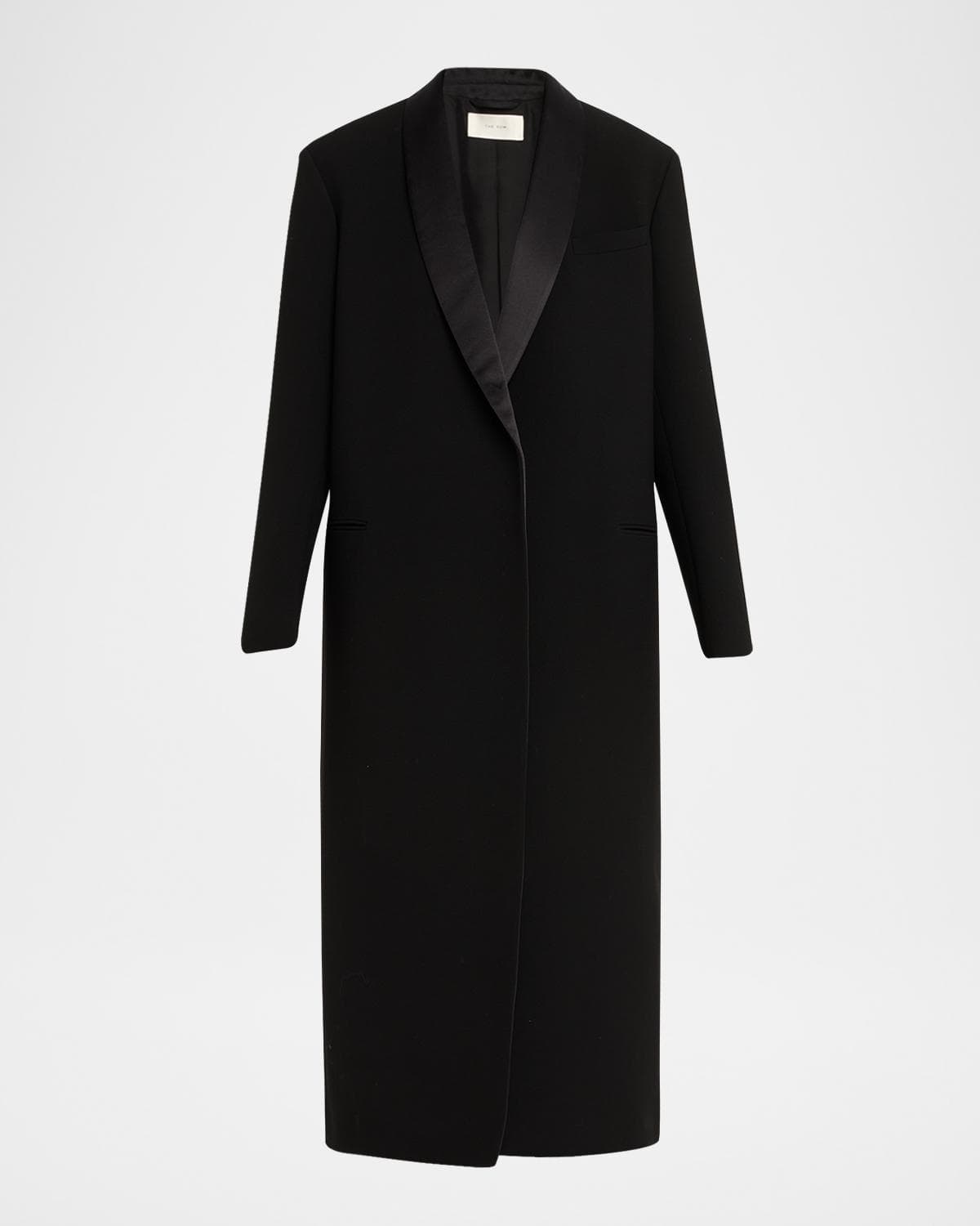 The Row Erdene Single-Breasted Wool Long Coat