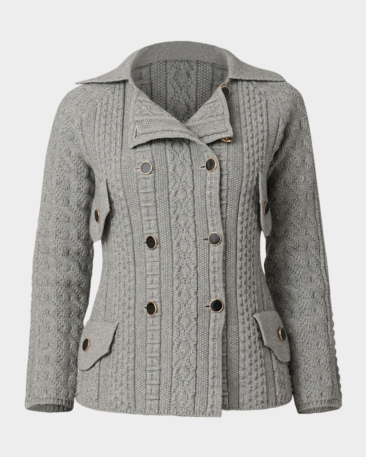 Shoshanna Wes Double-Breasted Knit Jacket