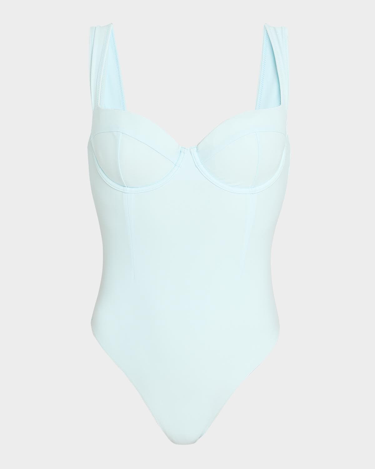 SIMKHAI Kyle Bustier One-Piece Swimsuit