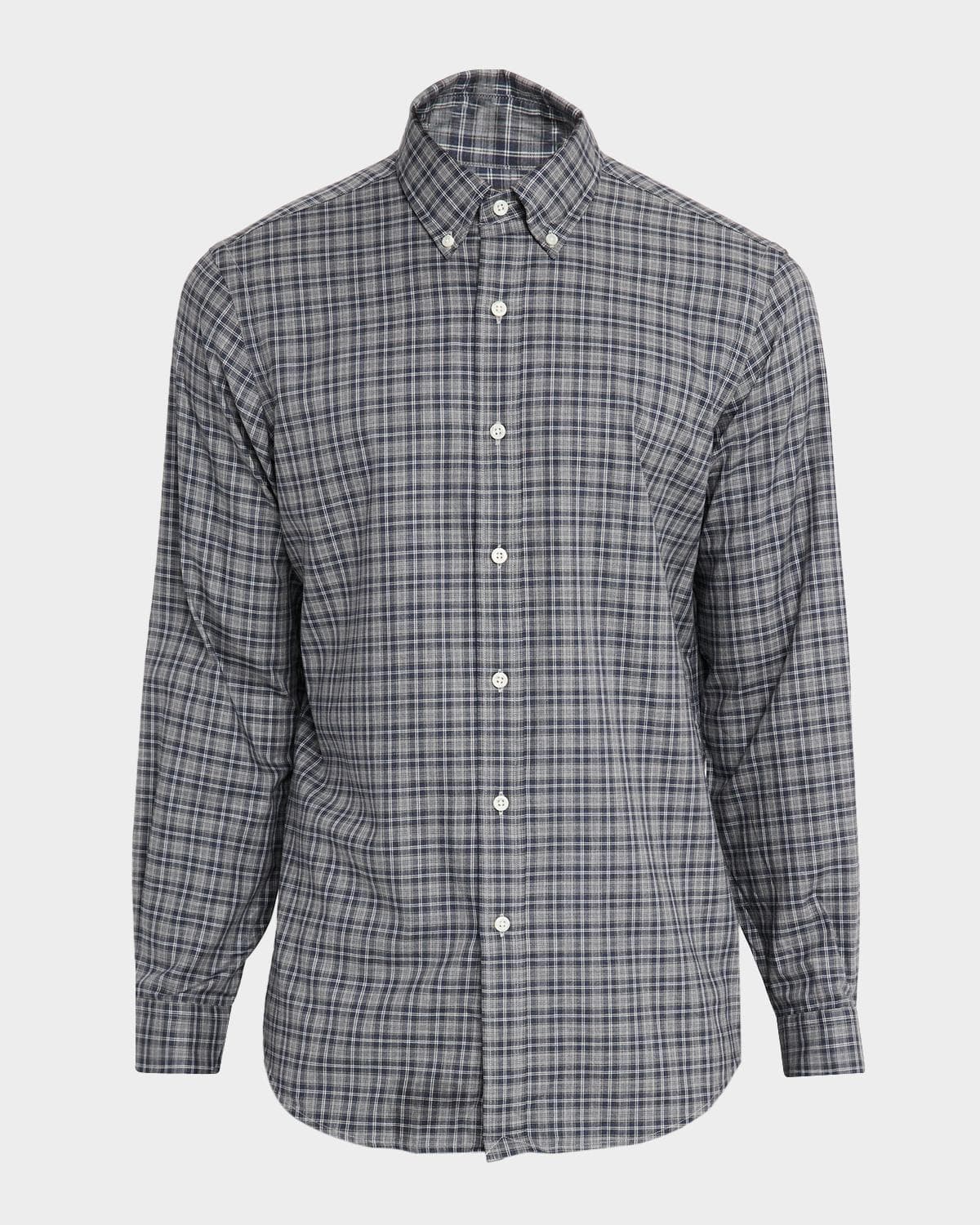Polo Ralph Lauren Men's Classic Fit Plaid Twill Button-Down Shirt