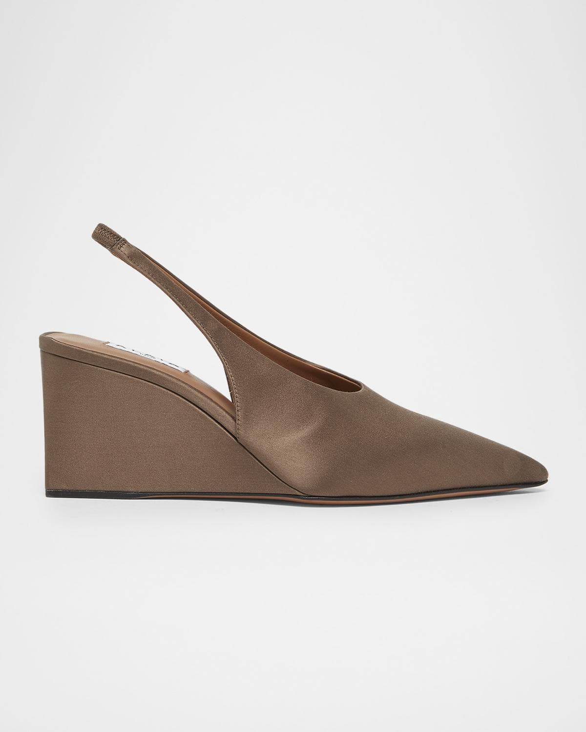 ALAÏA 75mm Satin Slingback Wedges