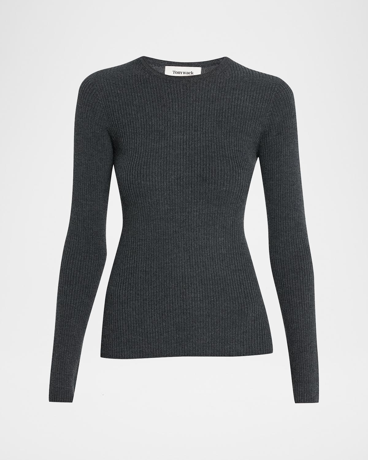 TONYWACK Super-Fine Wool Crewneck Top