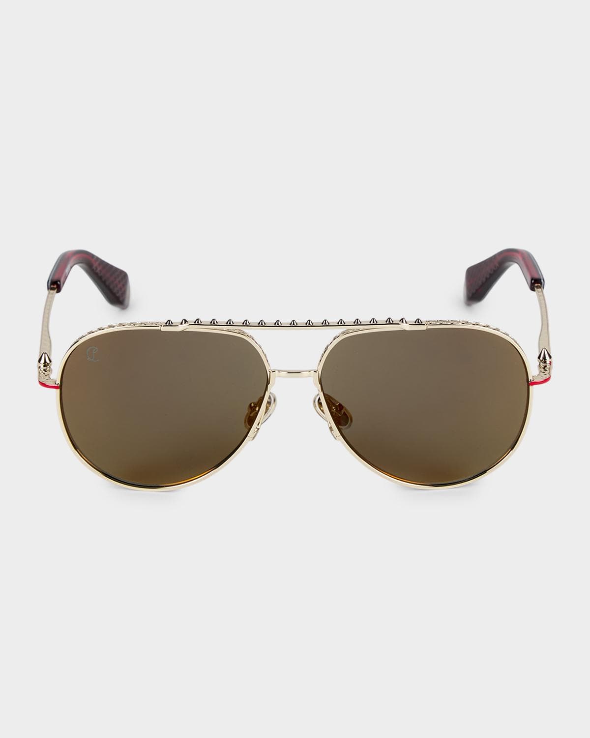 Christian Louboutin Greggo LB0029 61mm Aviator Sunglasses