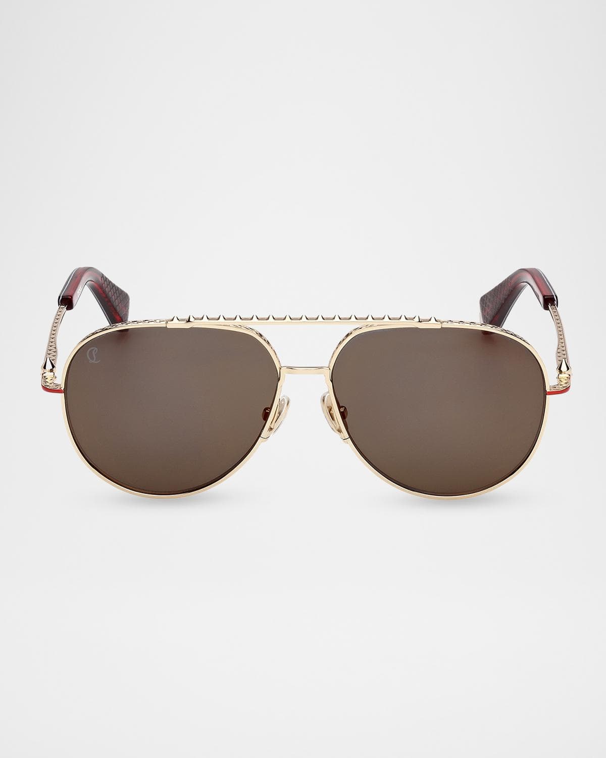 Christian Louboutin Greggo 61mm Navigator Sunglasses