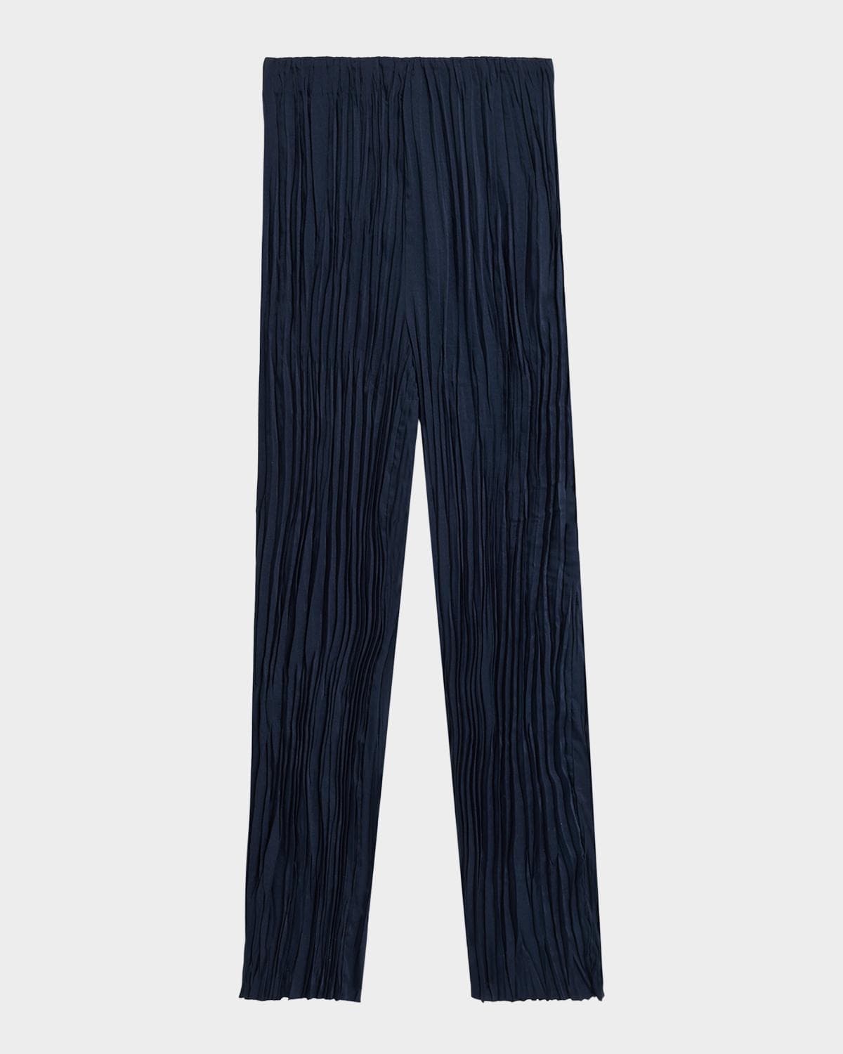 Significant Other Lilian Pleated Wide-Leg Satin Pants · 4