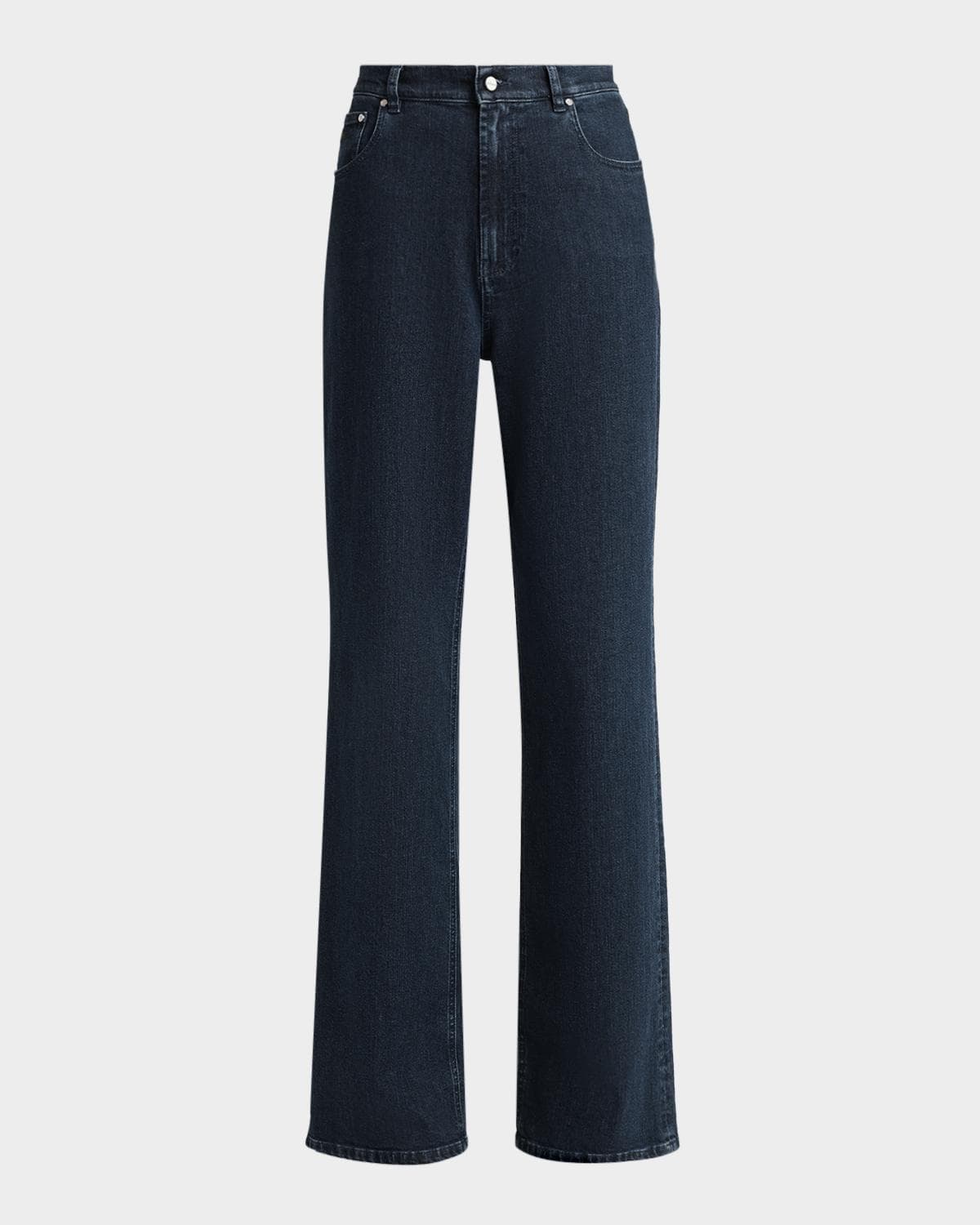 Kiton High-Rise Wide-Leg Jeans