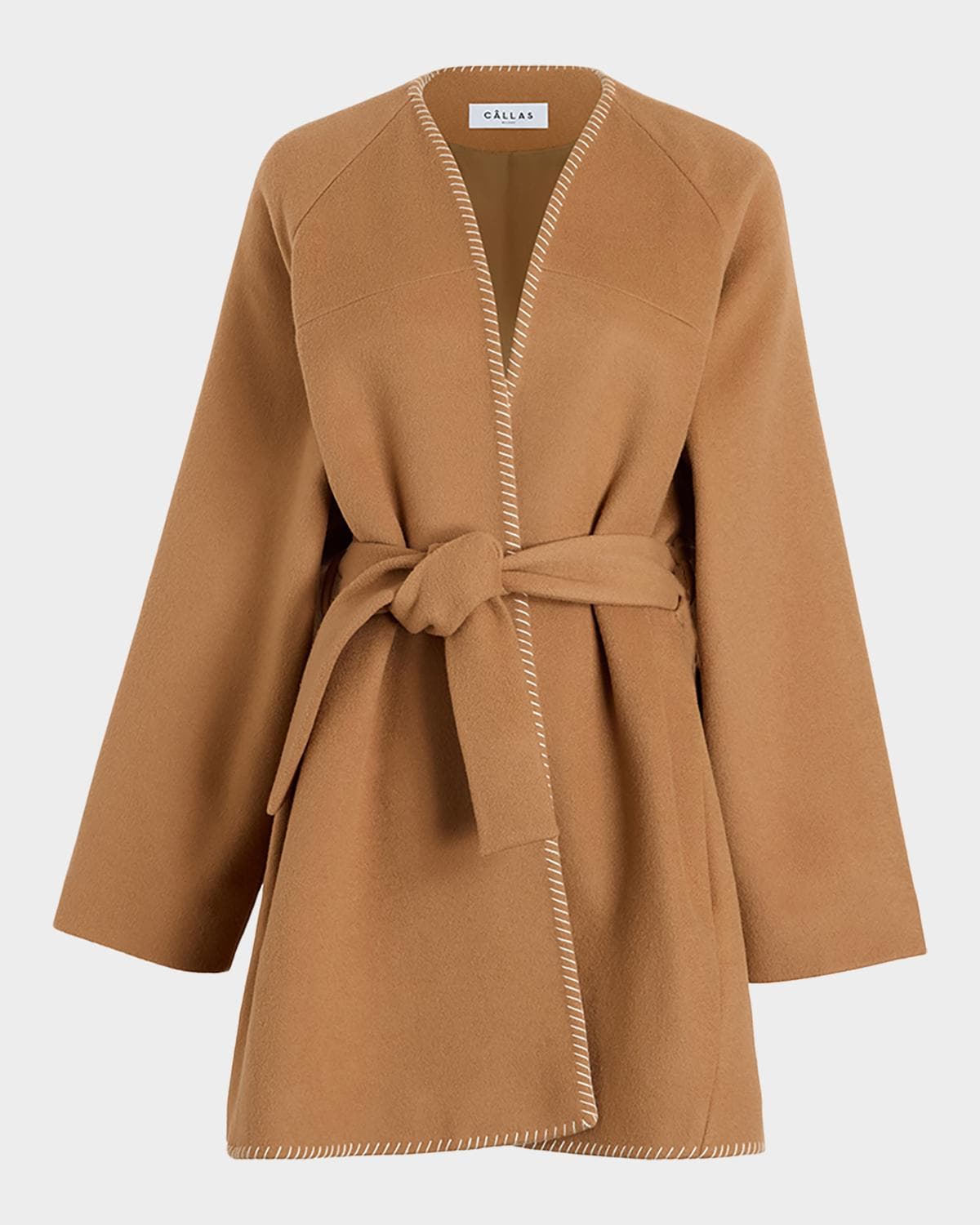 Callas Milano Sonoma Belted Wrap Cardigan Coat
