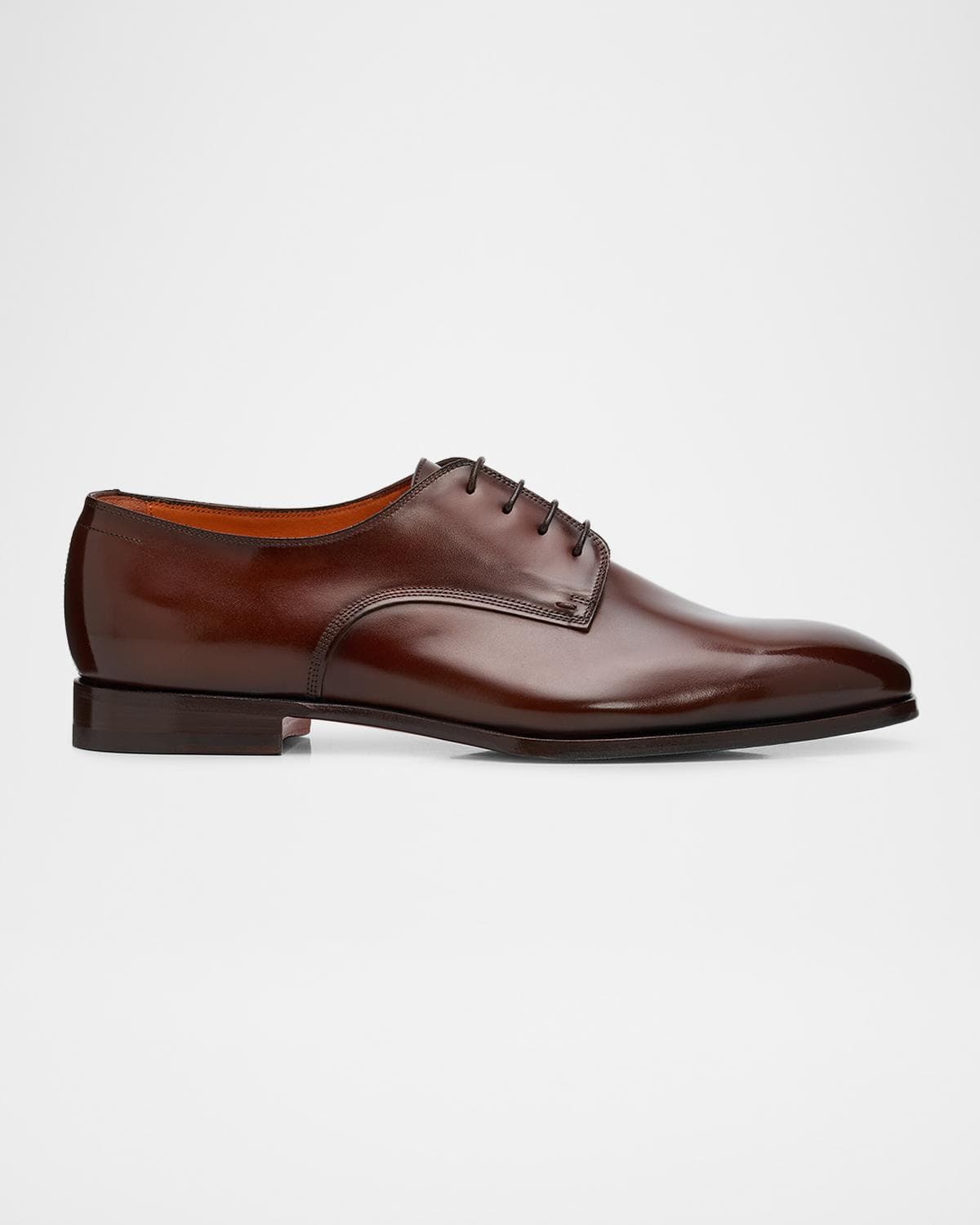 Santoni Men's Leather Derby Shoes