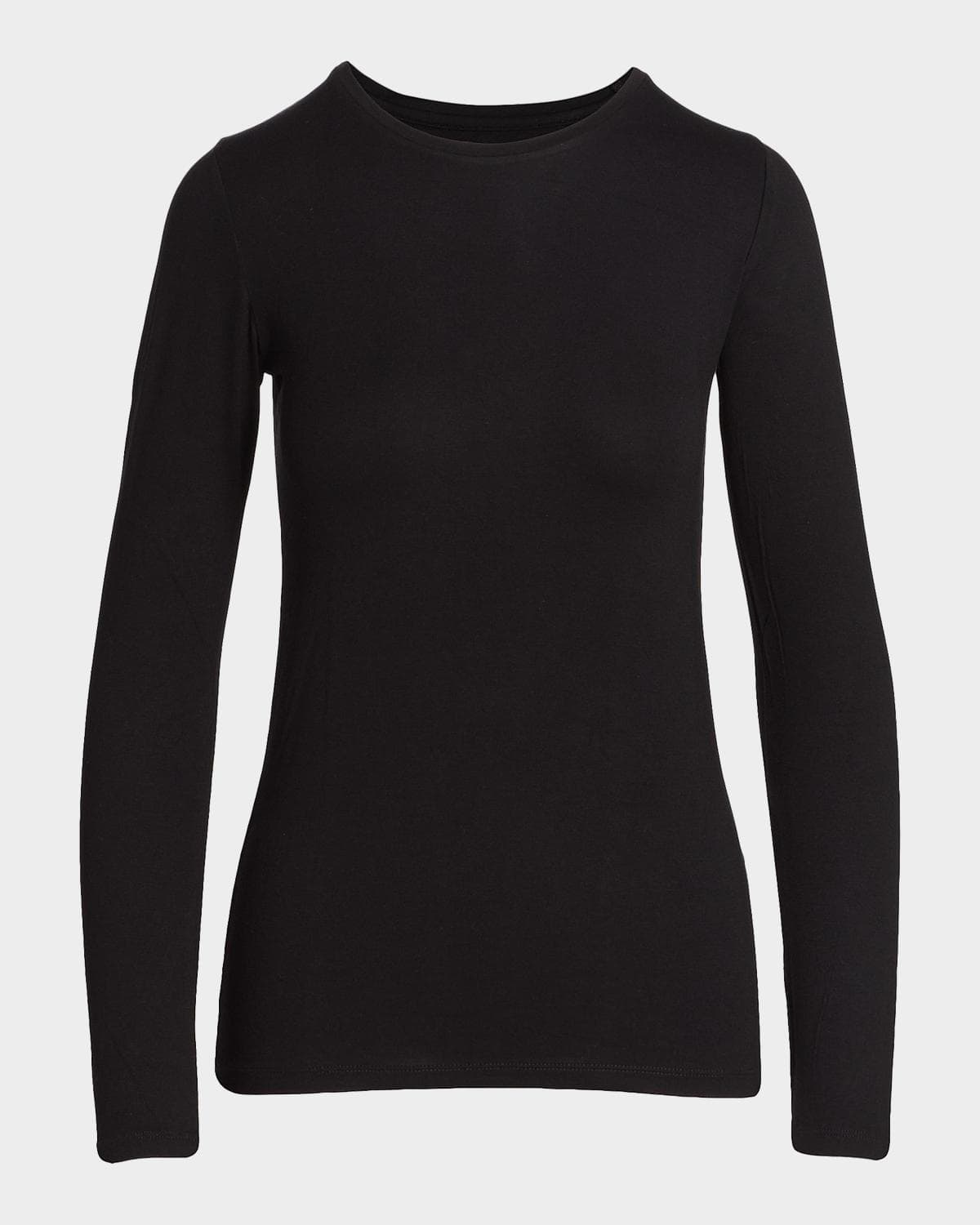 Majestic Filatures Soft Touch Long-Sleeve Crewneck T-Shirt