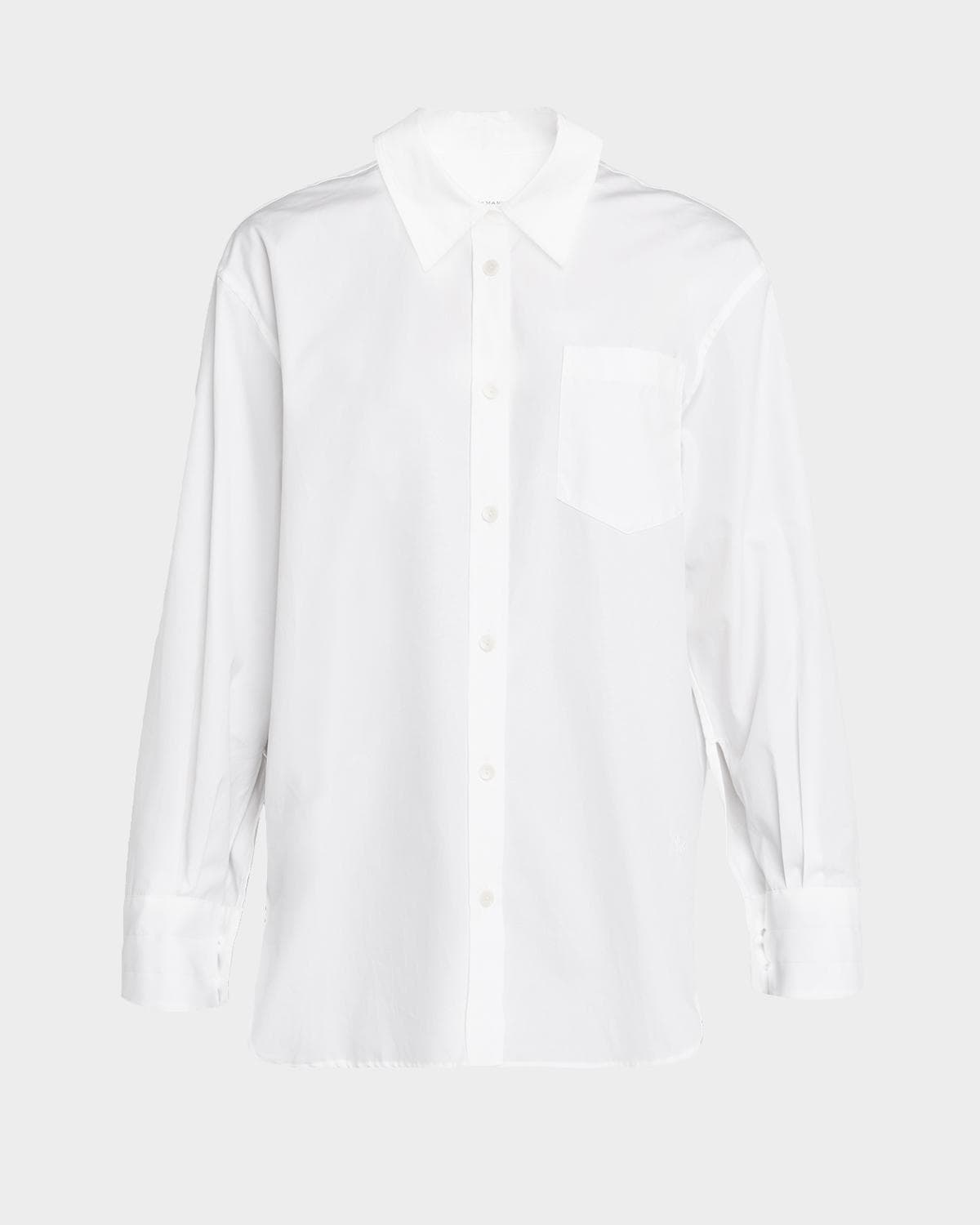 MARIA MCMANUS Oversized Long-Sleeve Tunic Shirt