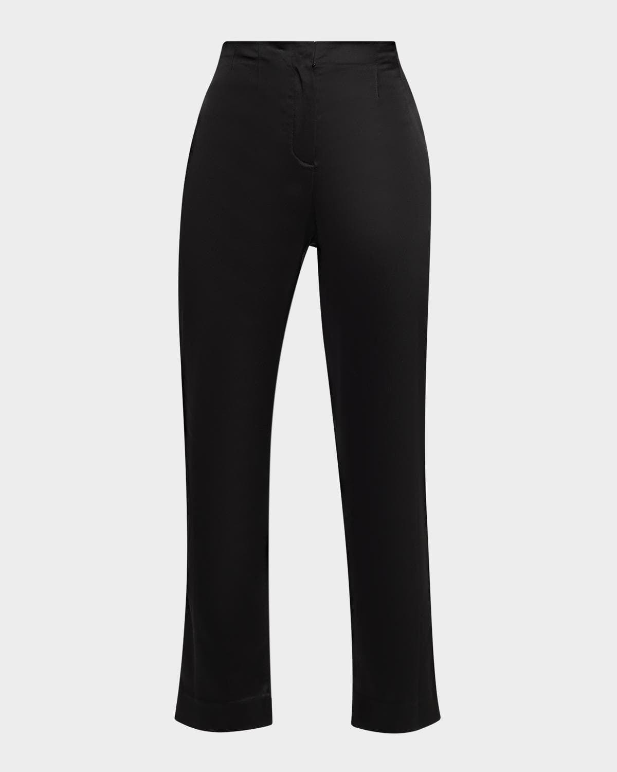 Veronica Beard Stila Slim Satin Pants · 6