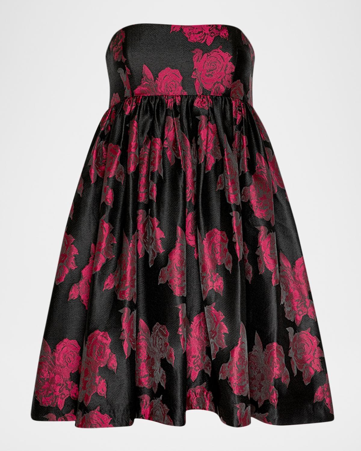 MISA Los Angeles Lamar Floral Jacquard Mini Dress