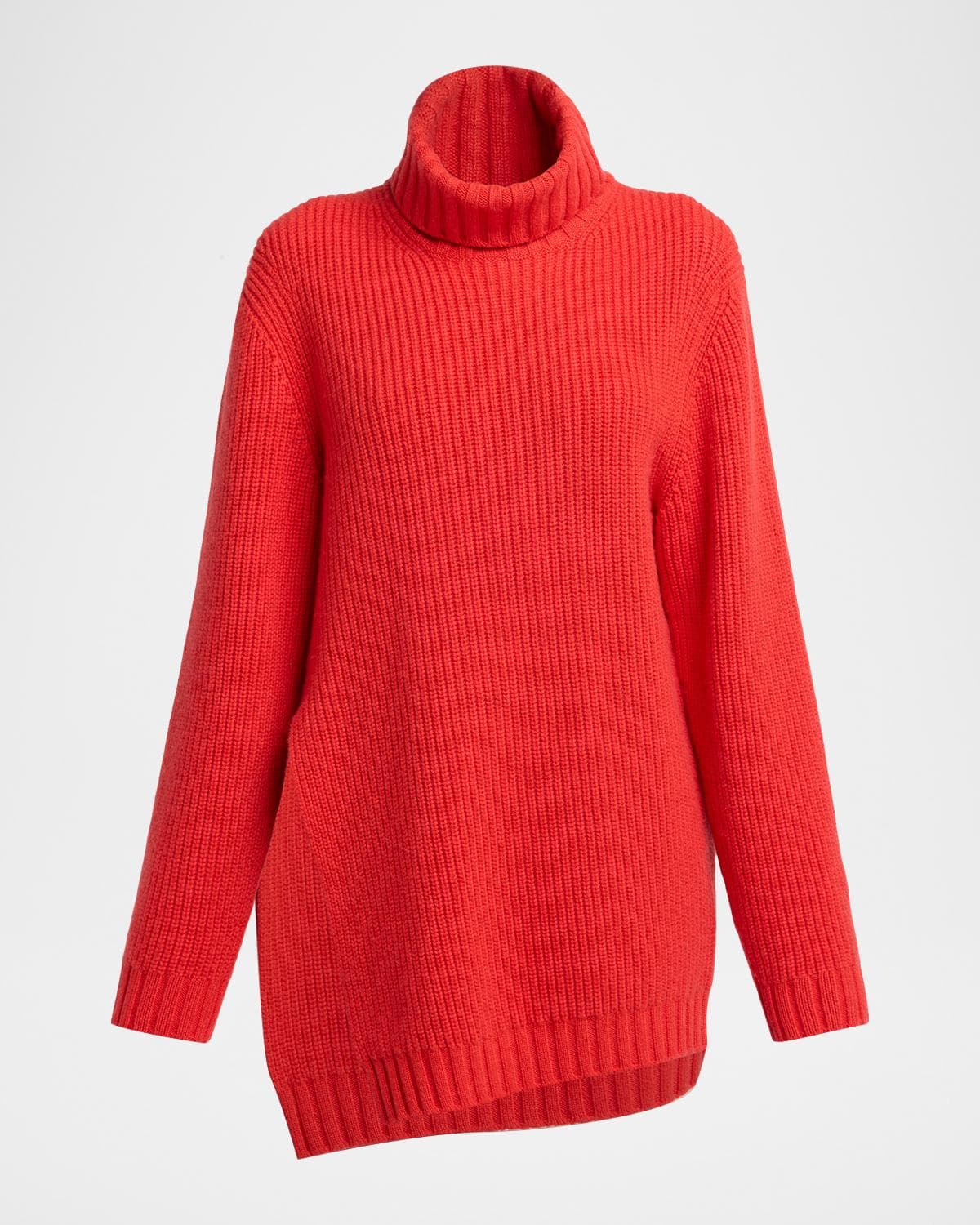 Giorgio Armani Ribbed Cashmere Turtleneck Sweater