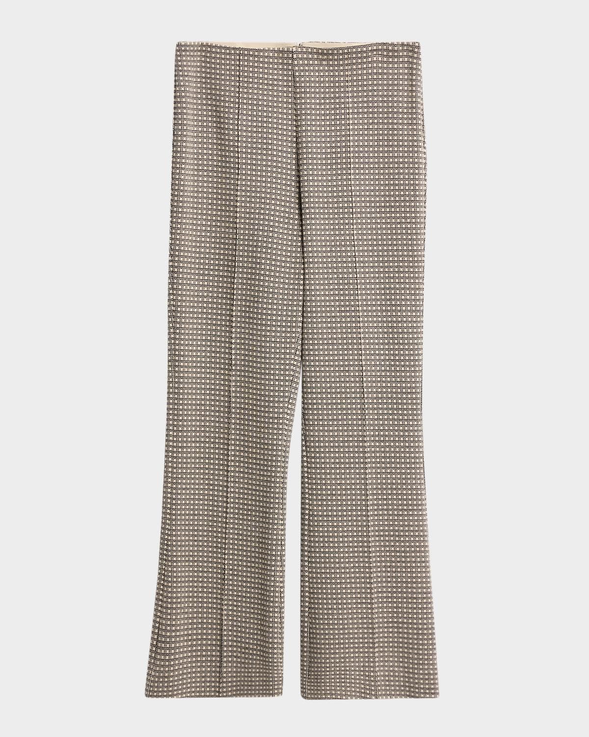 rag & bone Irina Kick-Flare Leopard Ponte Pants