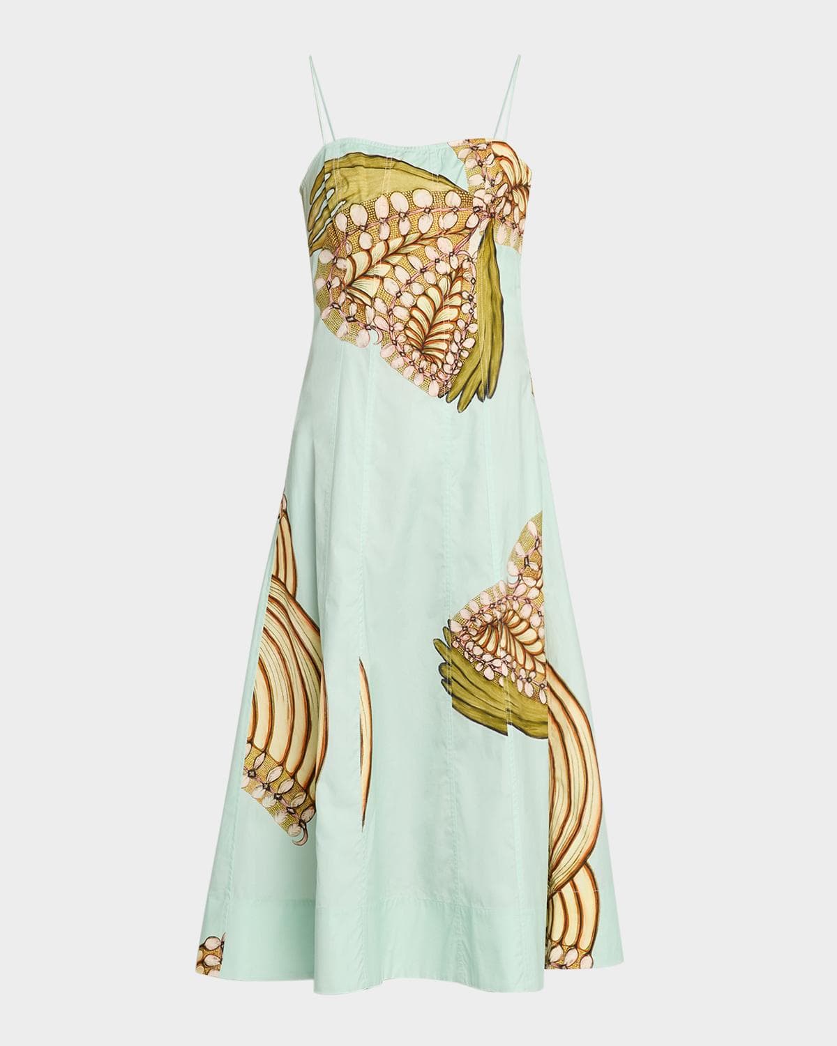 Ulla Johnson Vesela Floral Cotton Midi Dress · 14