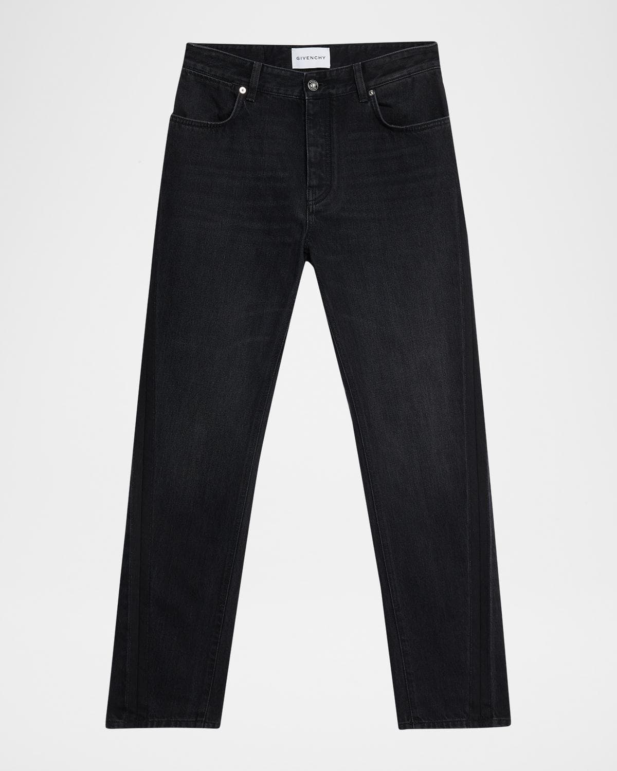 Givenchy Men's Straight-Fit Black Denim Jeans