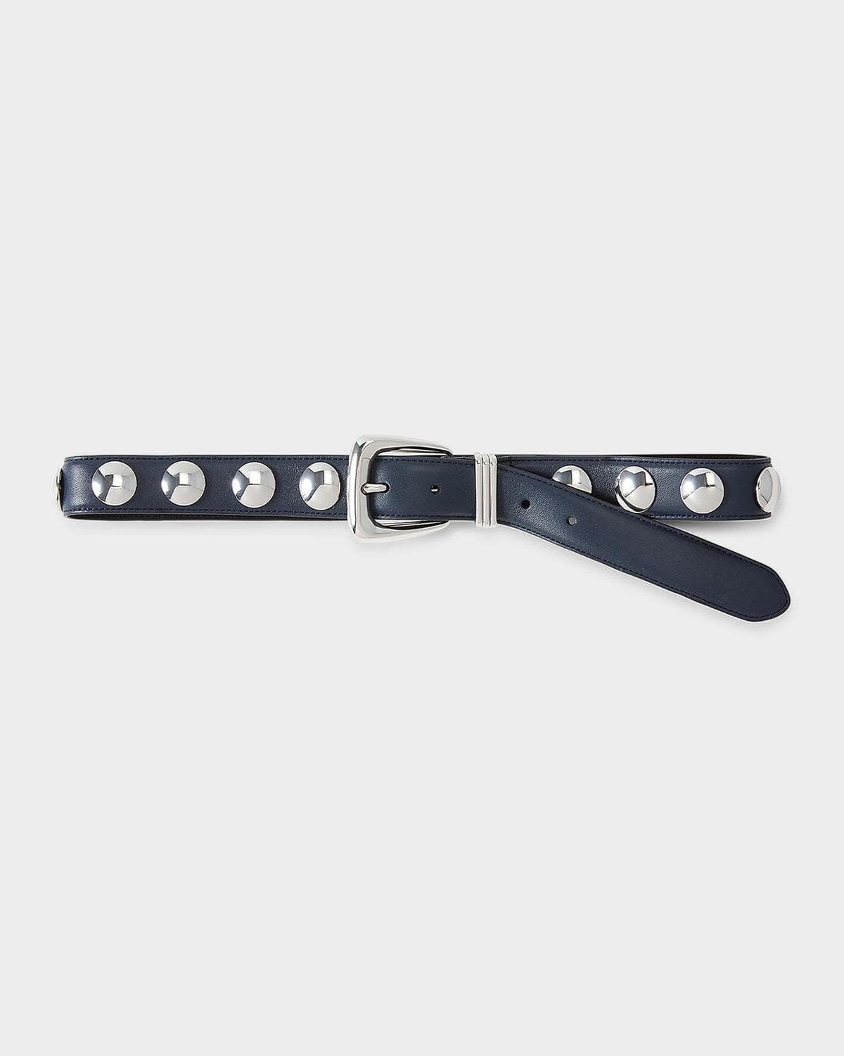Veronica Beard Arch Studded Leather Belt