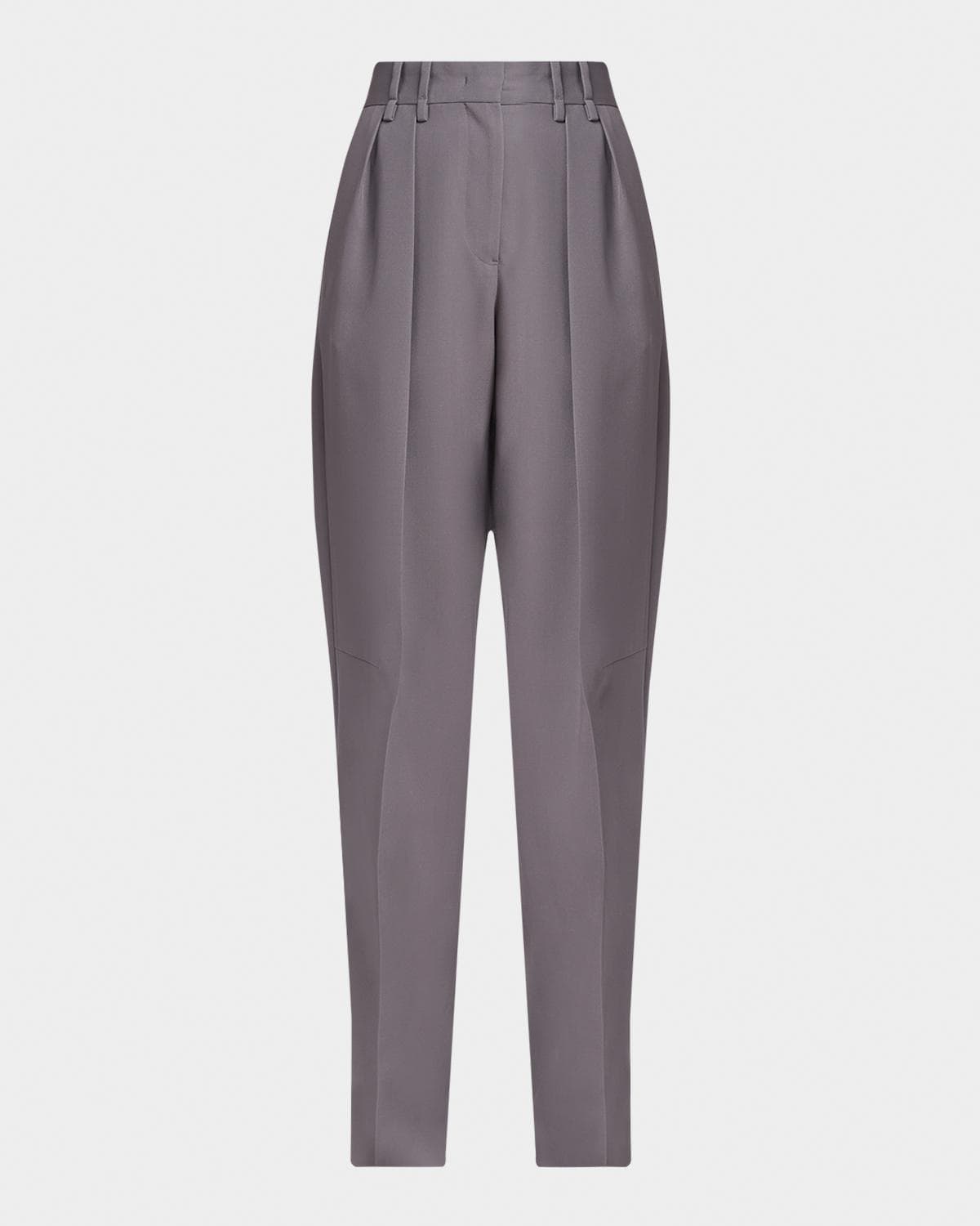 Jil Sander Pleated Wool Straight-Leg Pants
