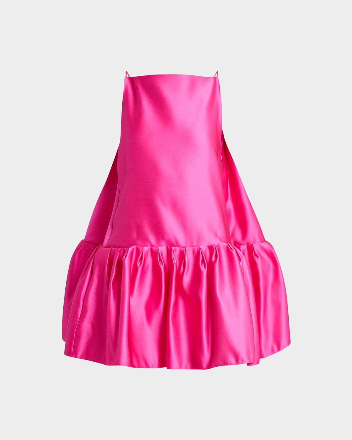 Givenchy Ruffle Silk Sleeveless Mini Dress