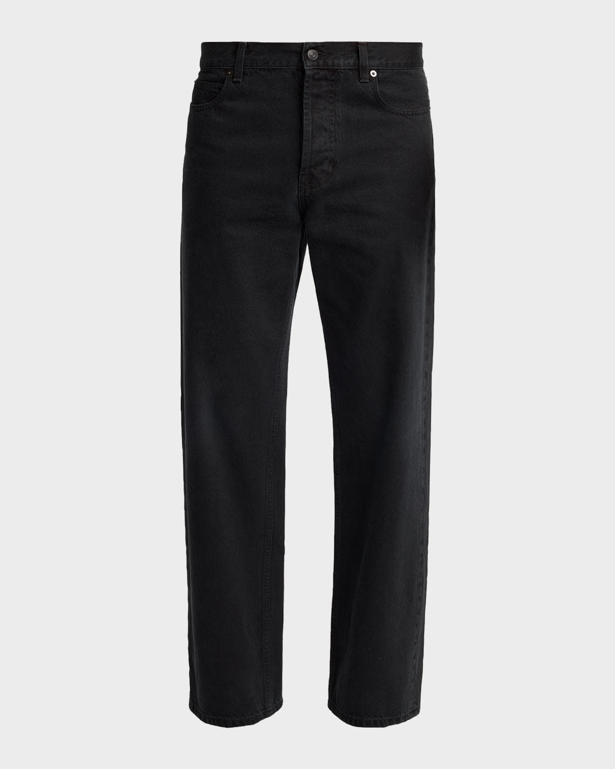The Row Men's Rossen Straight-Leg Black Denim Jeans