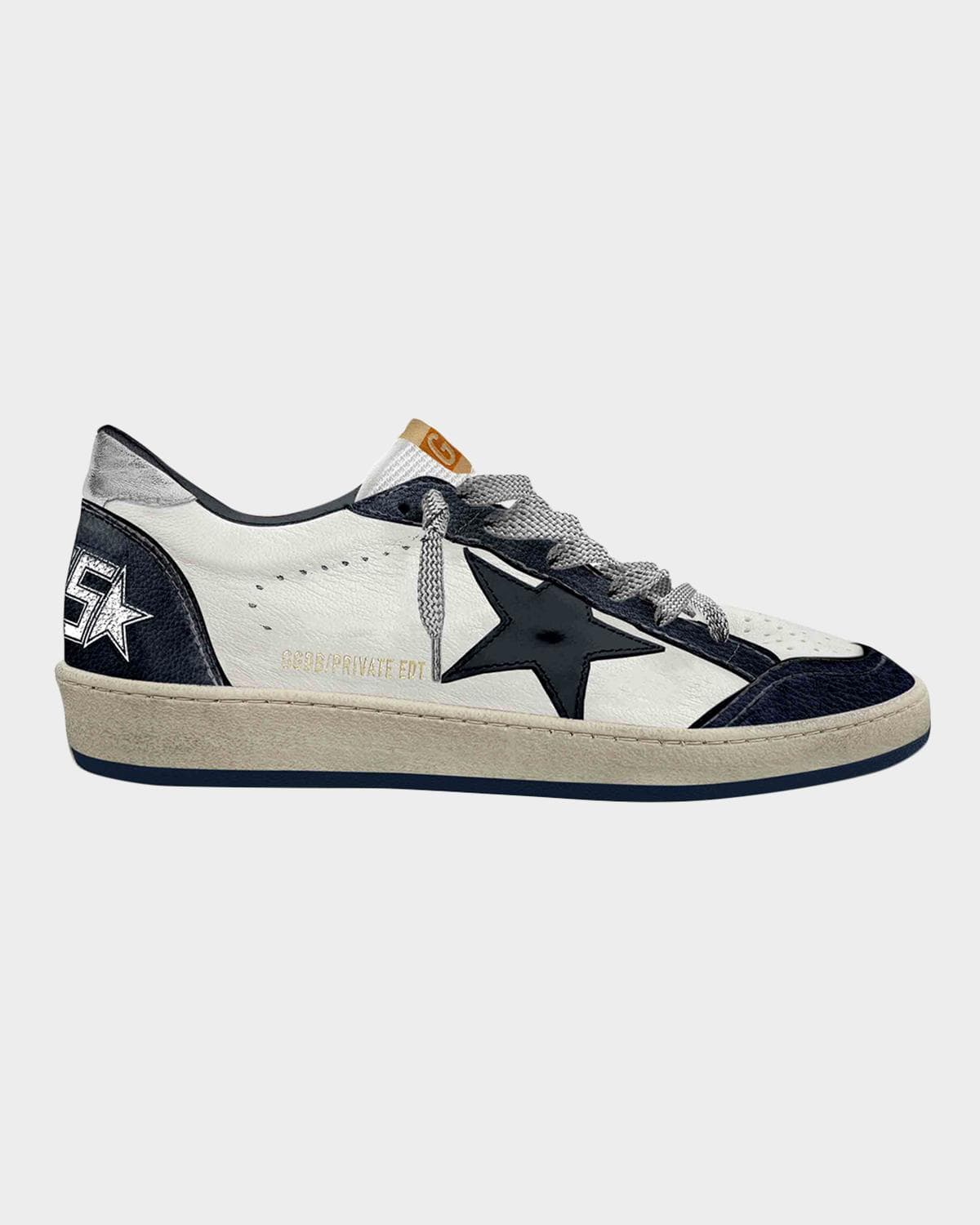 Golden Goose Men's Ball Star Leather Low-Top Sneakers