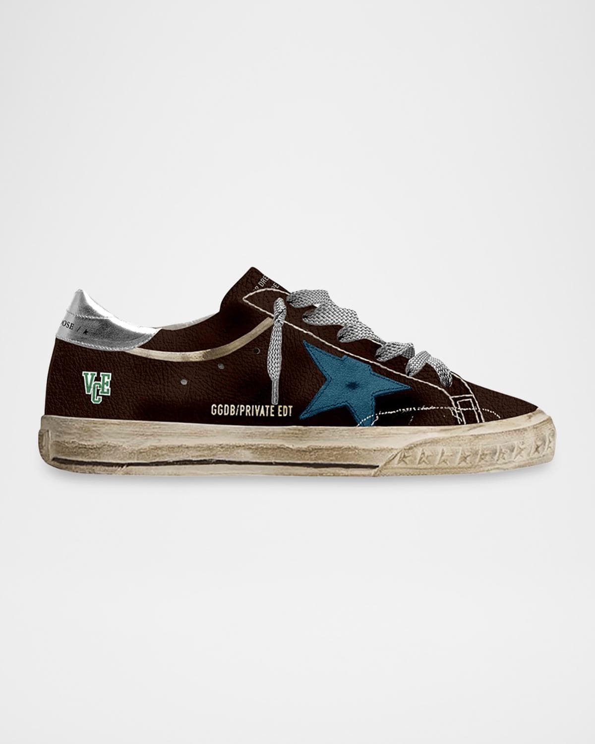 Golden Goose Men's Super-Star Leather Low-Top Sneakers