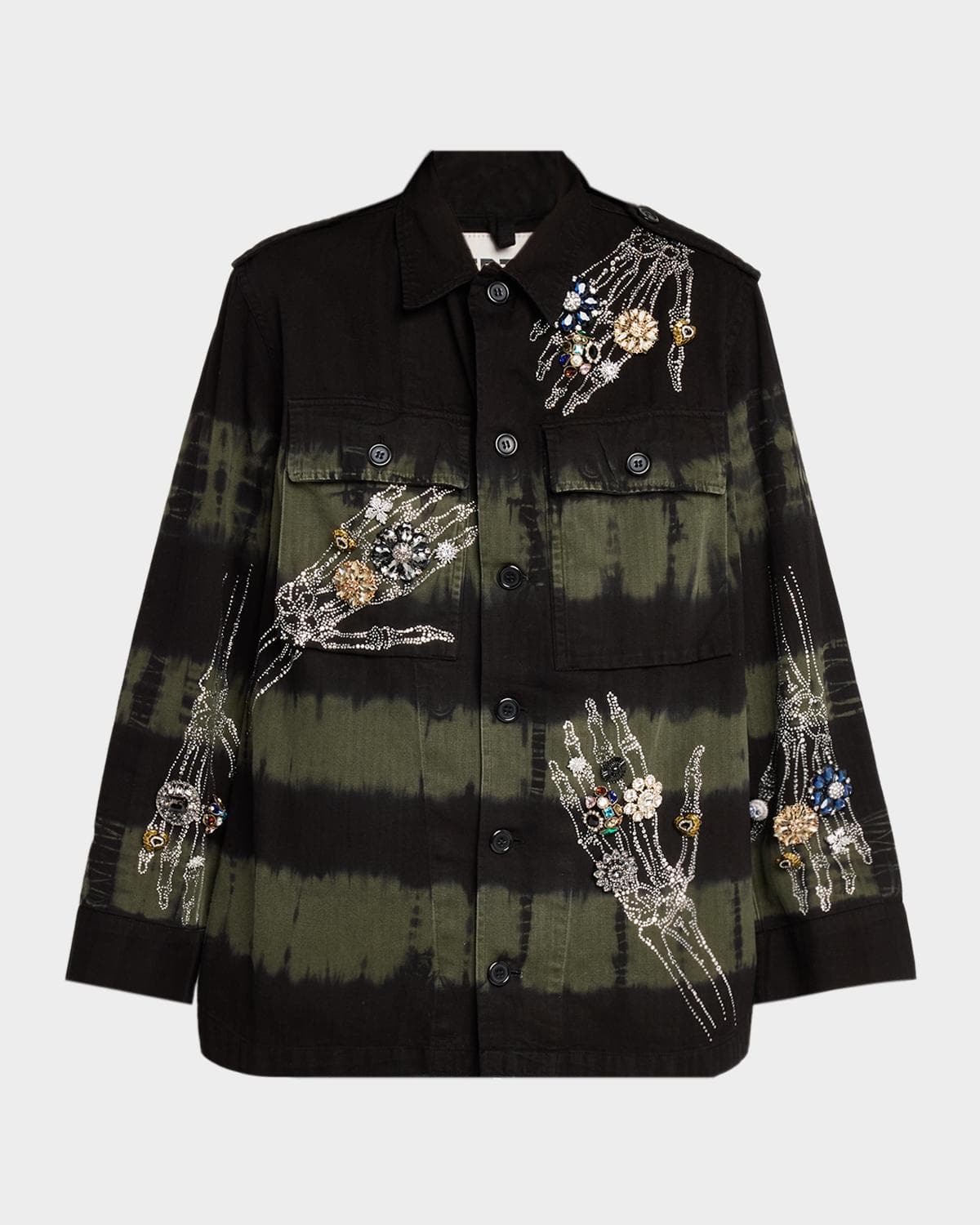 Libertine Buried Treasure Tie-Dye Utility Jacket · MEDIUM