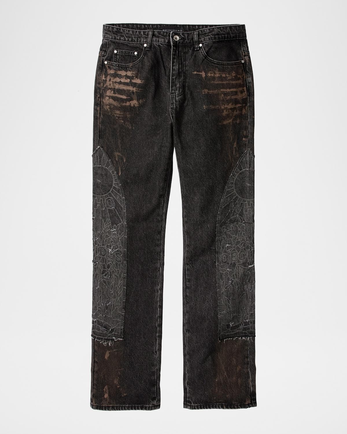 WHO DECIDES WAR Men's Mechanic Denim Slim-Straight Leg Jeans