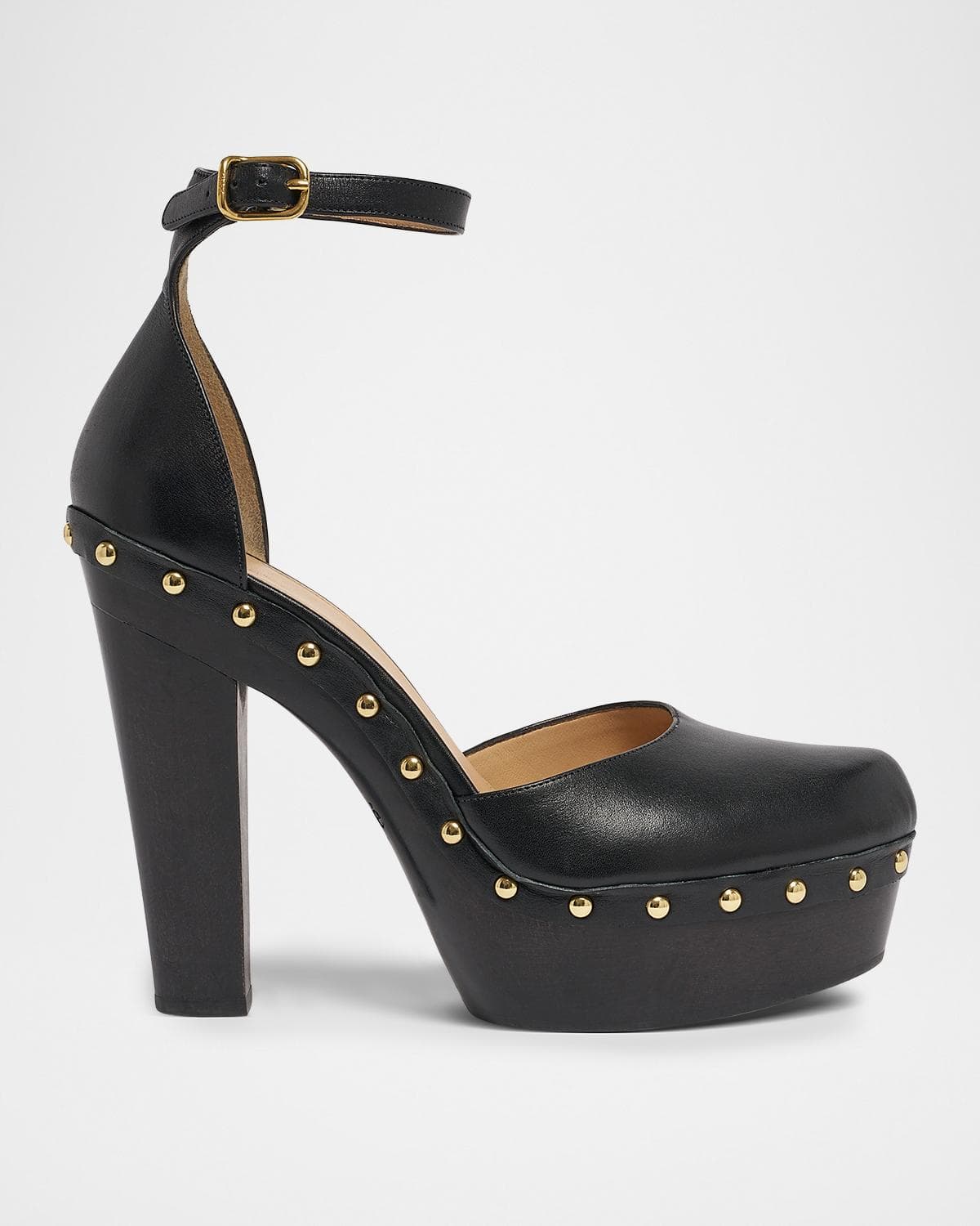 Chloe 130mm Lola Leather Platform Pumps
