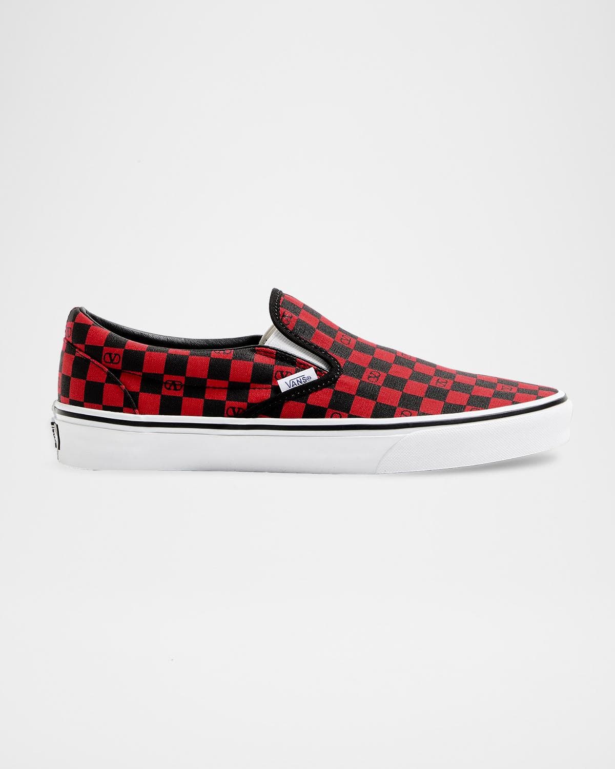 Valentino Garavani x Vans Men's VLogo Checkerboard Classic Slip-On Sneakers