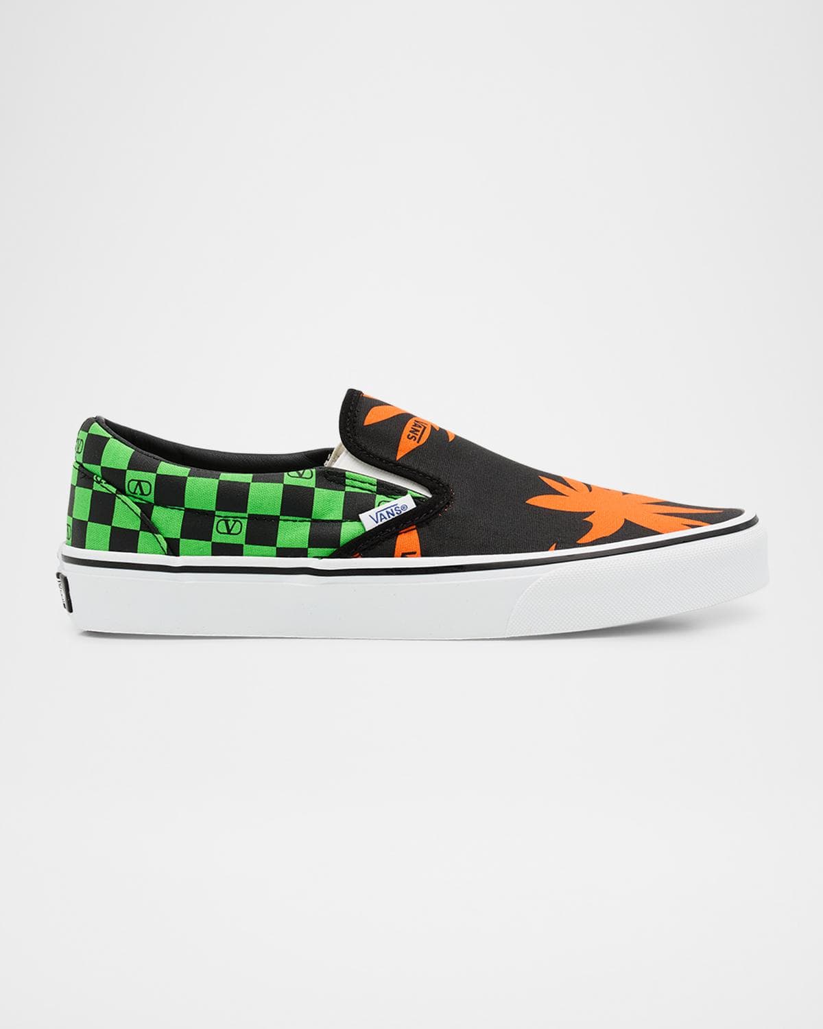 Valentino Garavani x Vans Men's VLogo Checkerboard Textile Slip-On Sneakers