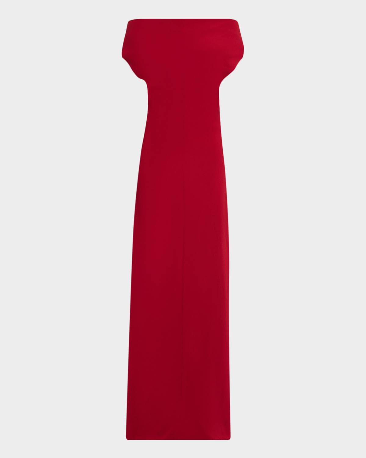Proenza Schouler Rosina Draped Double-Crepe Dress