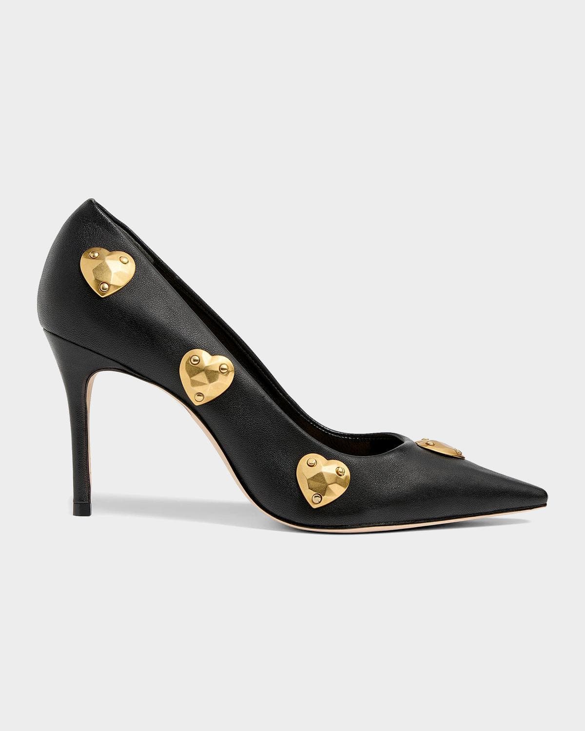 Cinq à Sept Luna 85MM Embellished Leather Pumps · 9.5
