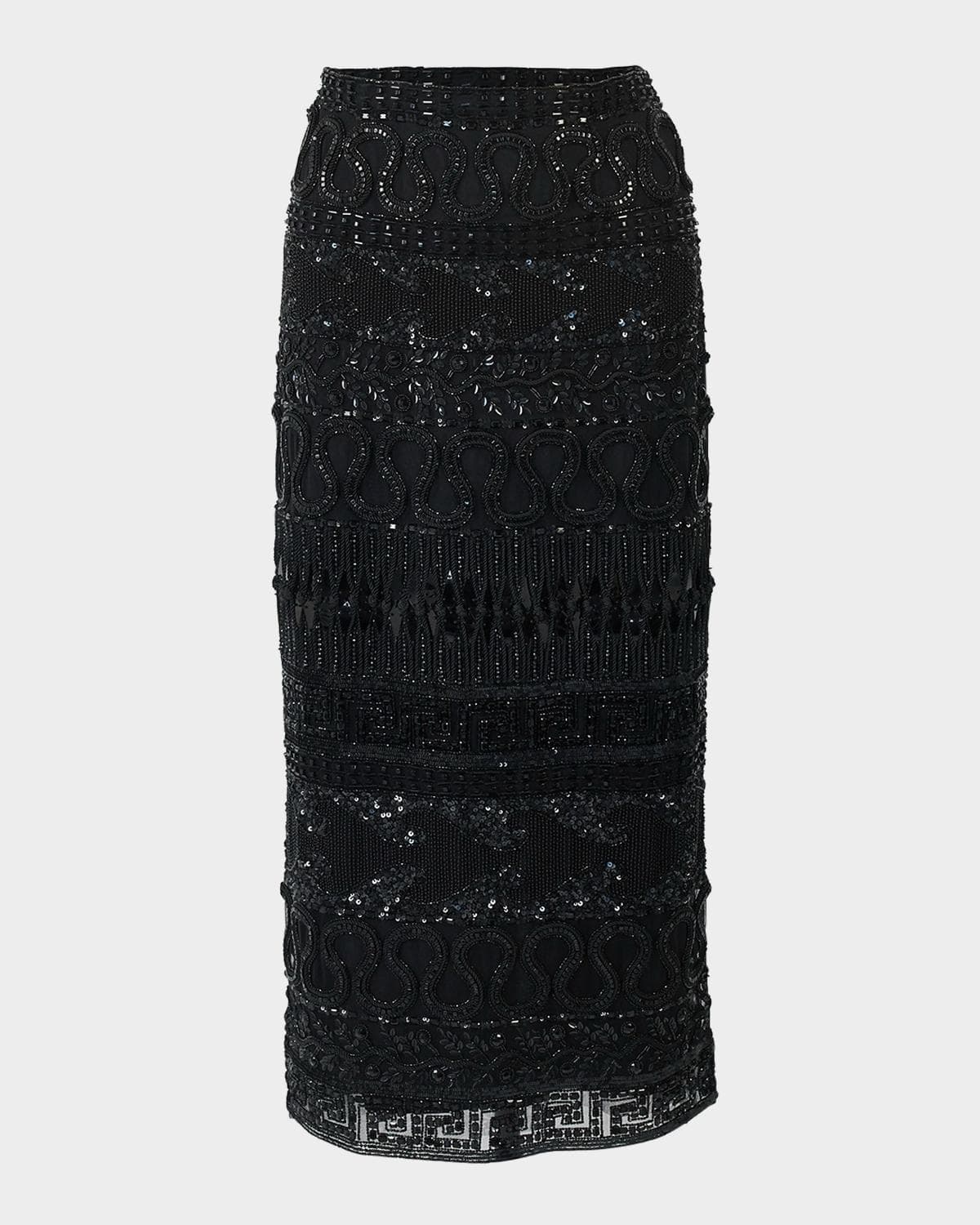 Carolina Herrera Crystal Embellished Midi Skirt