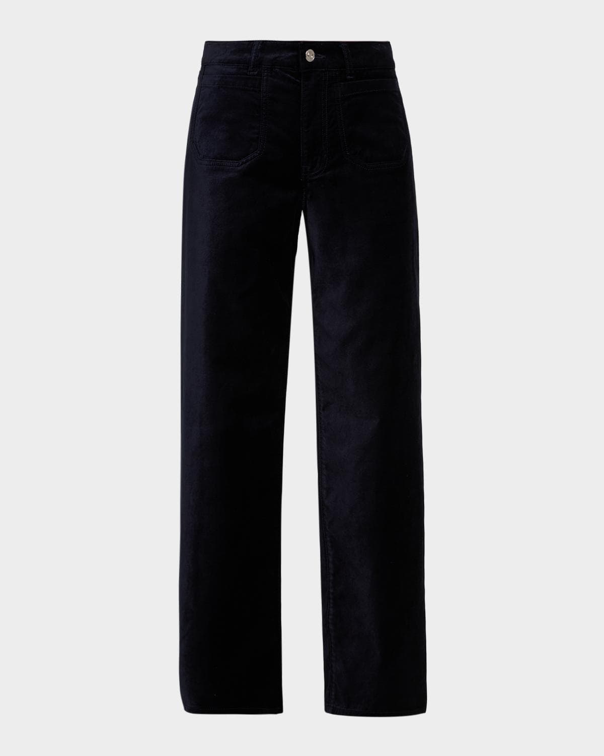 FRAME Le Slim Palazzo Velvet Jeans