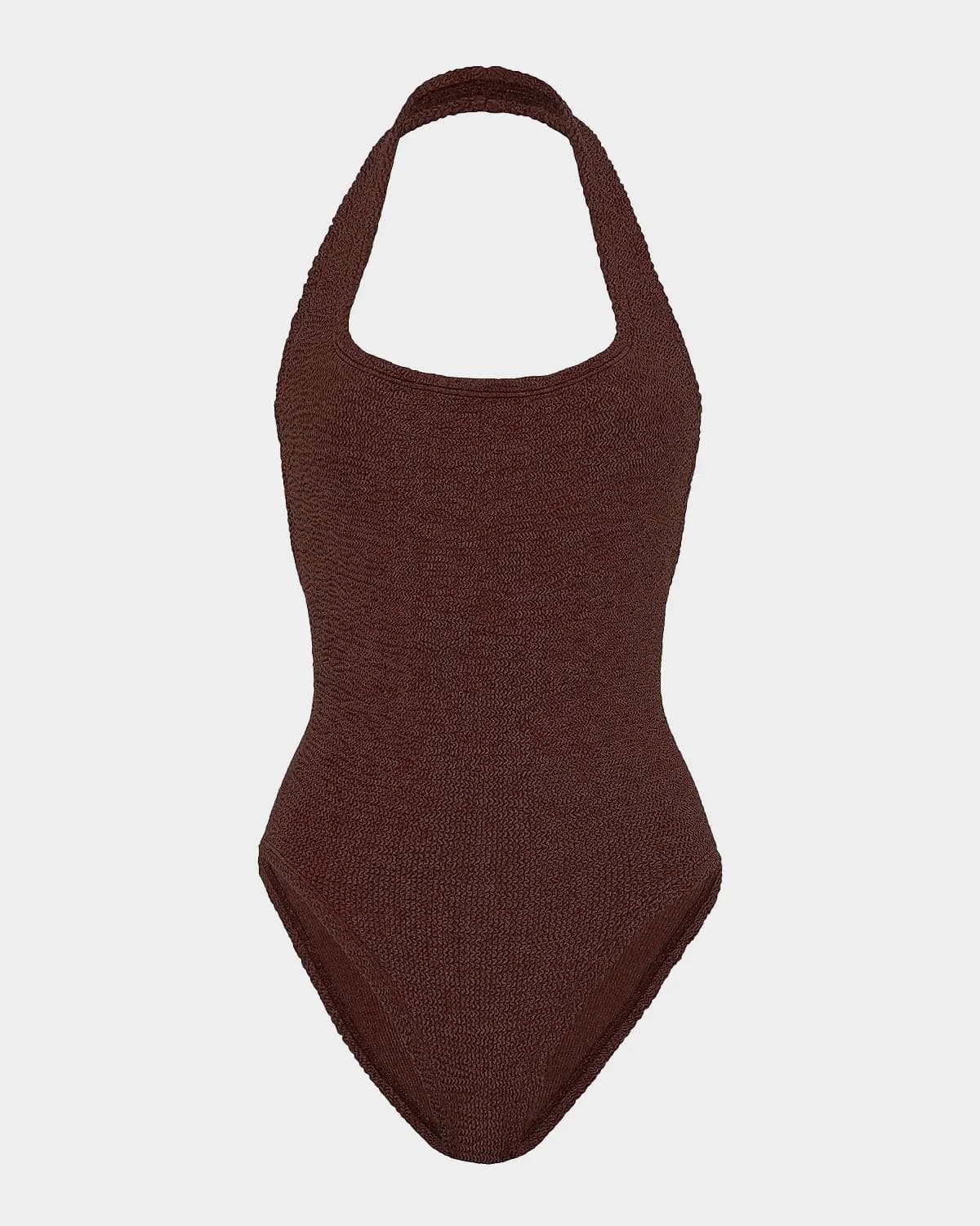 Hunza G Sandy Open-Back One-Piece Swimsuit
