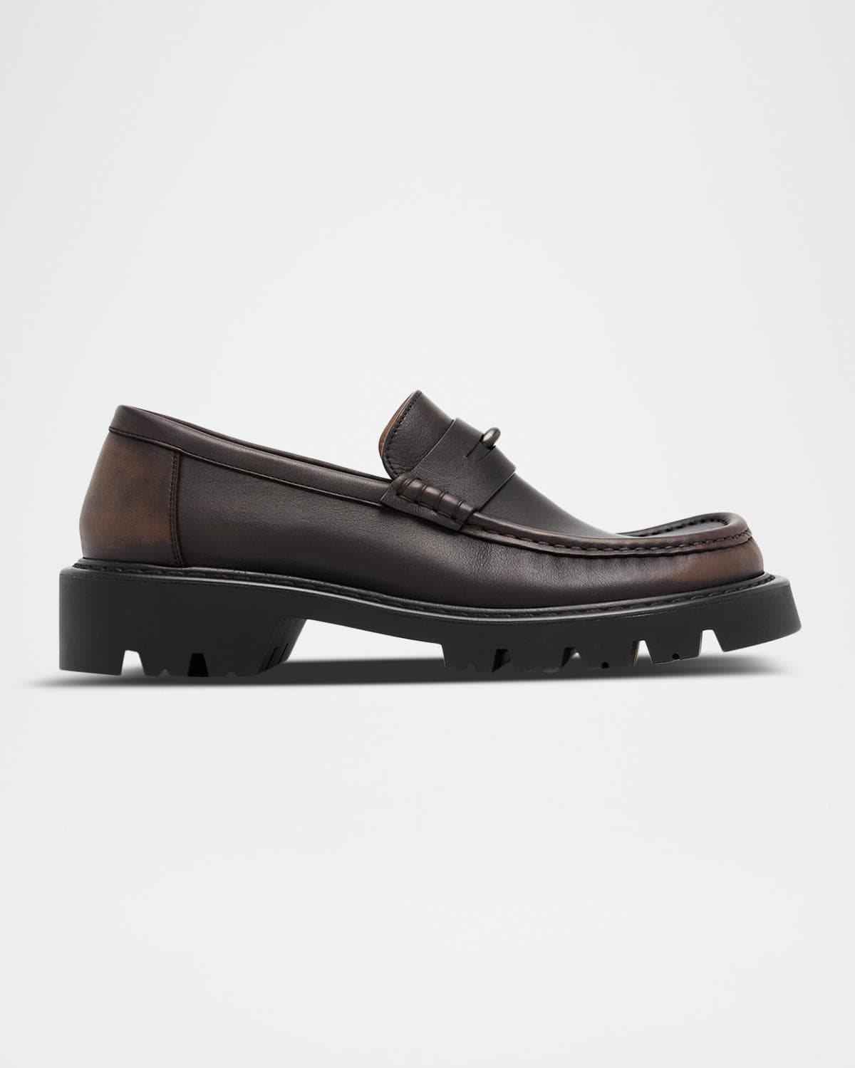LOEWE Men's Sierra Leather Loafers