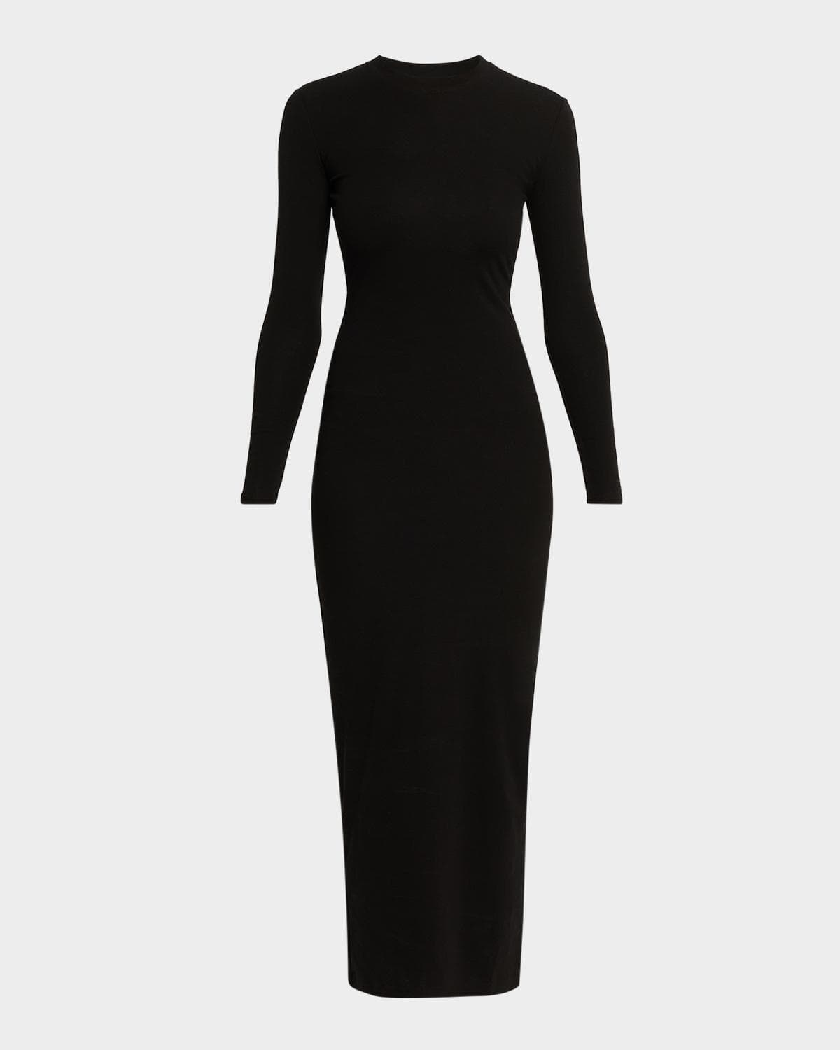 AEXAE Long-Sleeve Knit Midi Dress