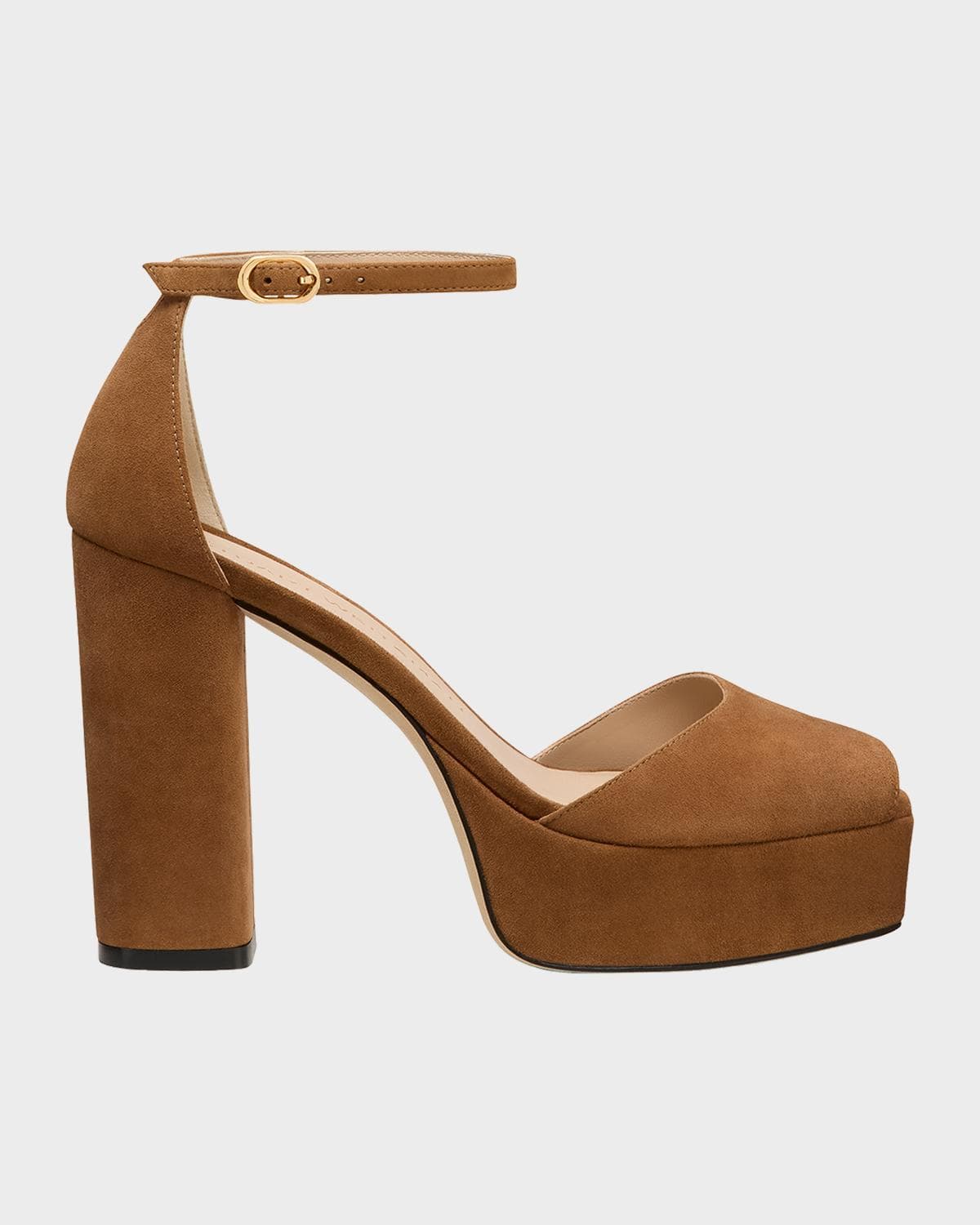 Stuart Weitzman 110mm Sabrina Suede Platform Sandals