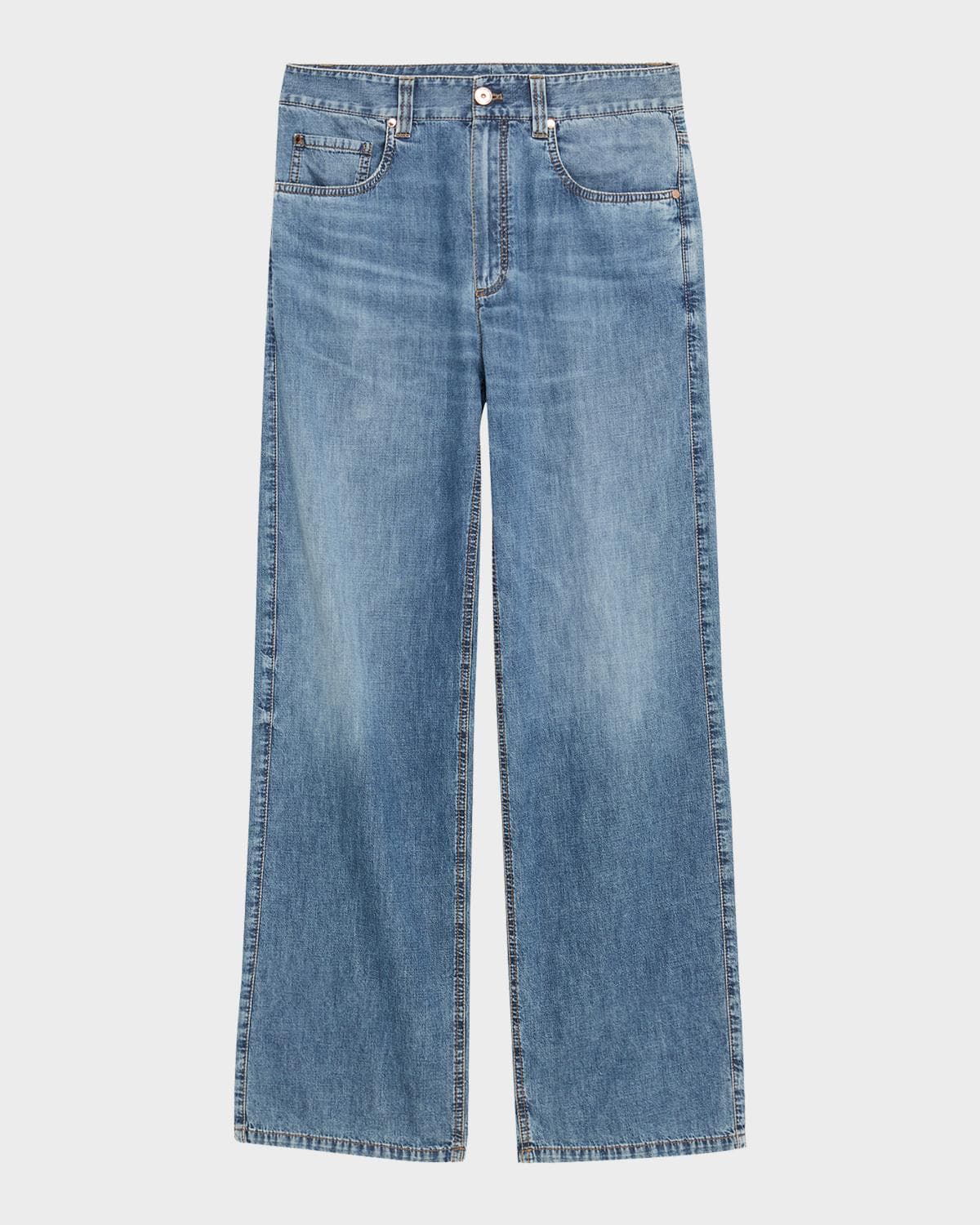 Brunello Cucinelli Super Light Relaxed-Leg Jeans
