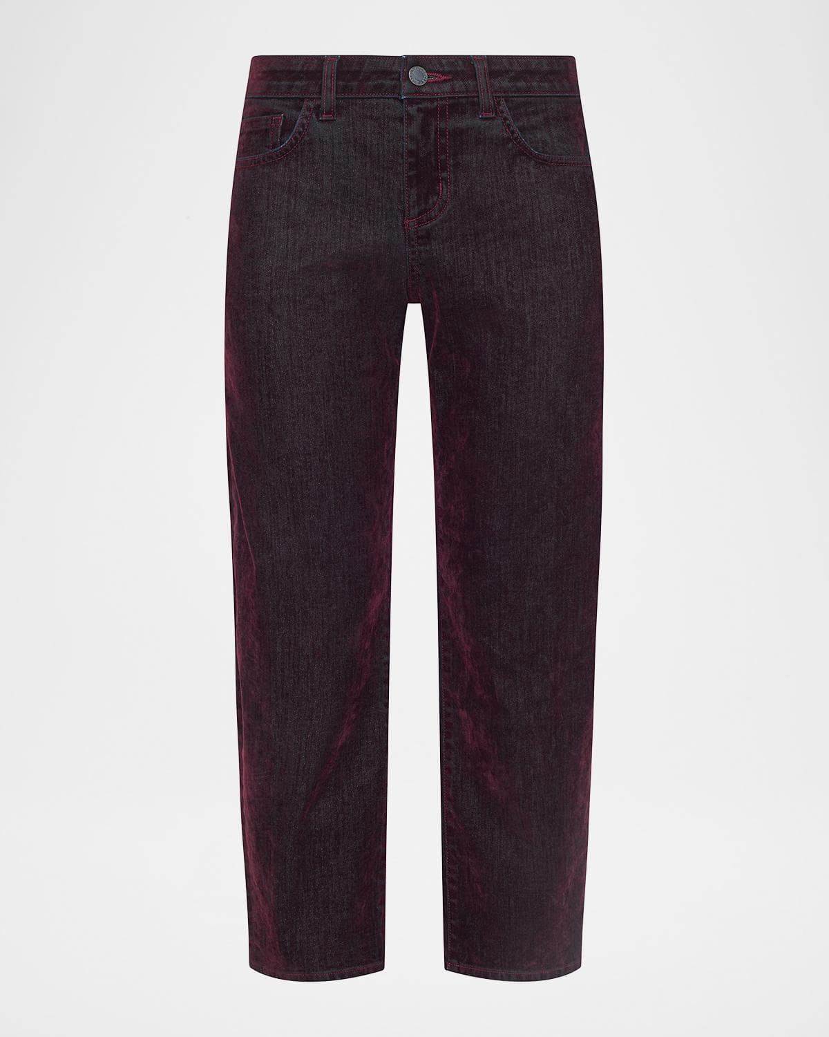 L 'AGENCE Dolores Mid-Rise Barrel Jeans
