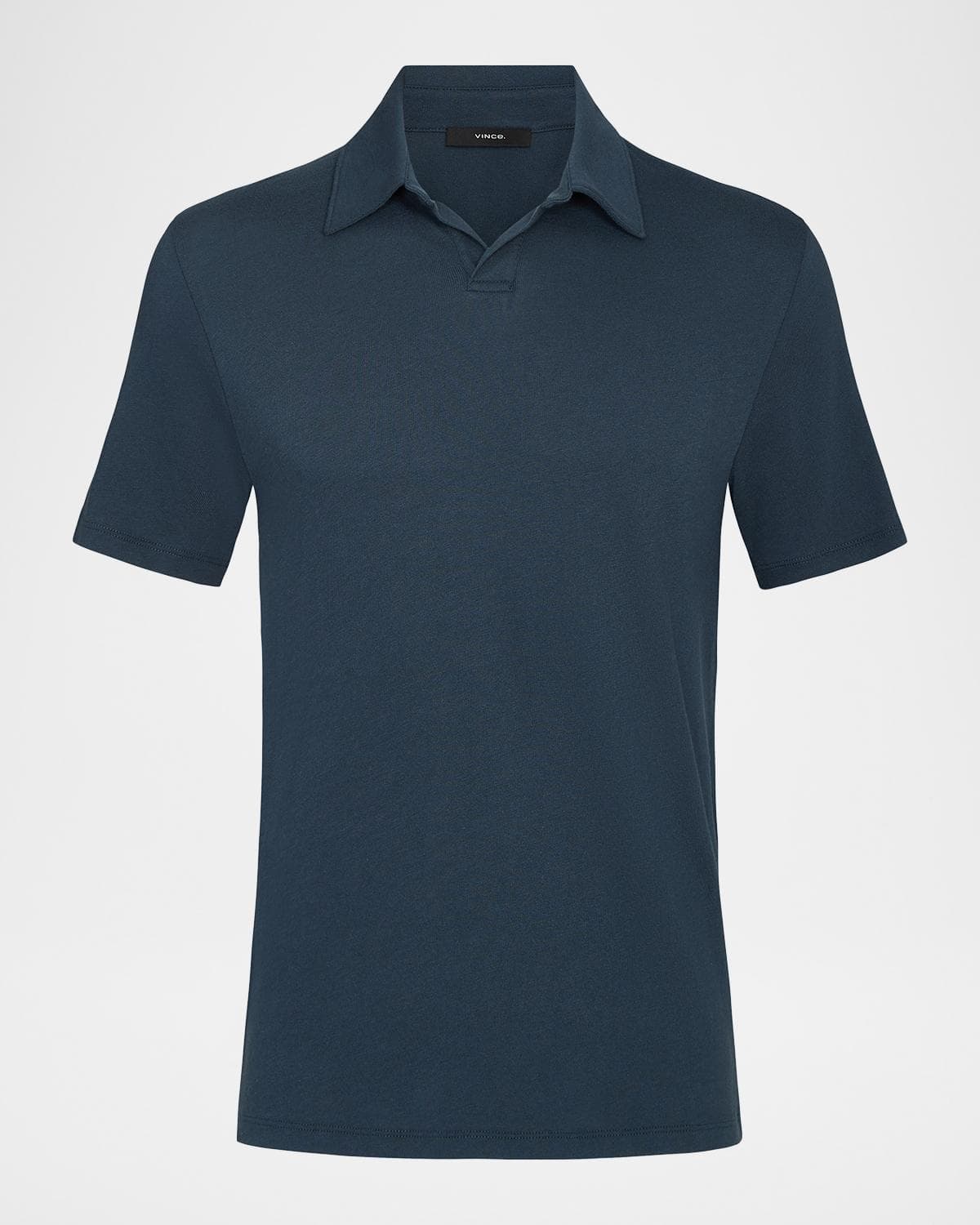 Vince Men's Cotton Knit Johnny Collar Polo Shirt
