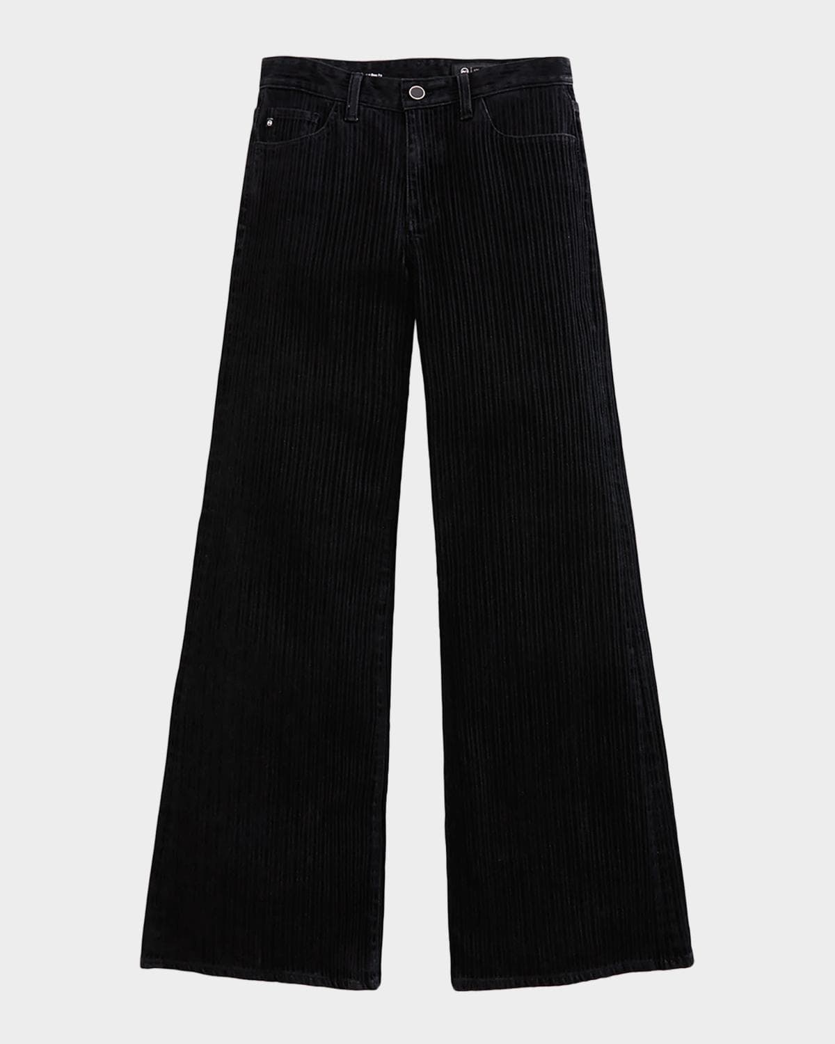 AG Jeans Saige Mid-Rise Wide-Leg Jeans