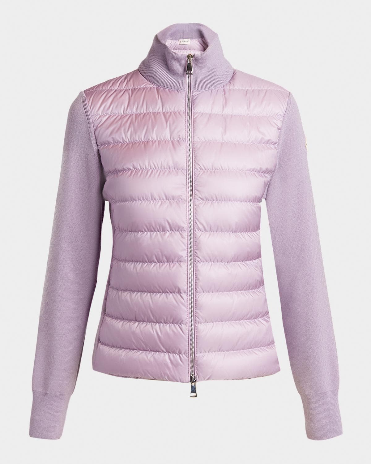 Moncler Padded Wool Zip-Up Cardigan
