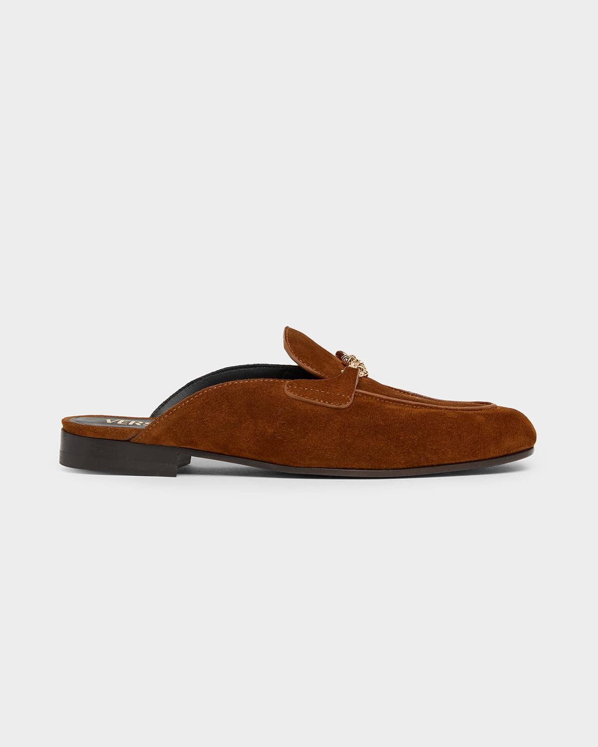 Versace 20mm Medusa Suede Loafer Mules · 35 (5)