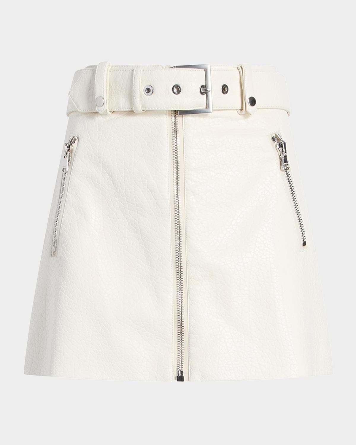 Cinq à Sept Saffira Vegan Leather Mini Skirt · 12